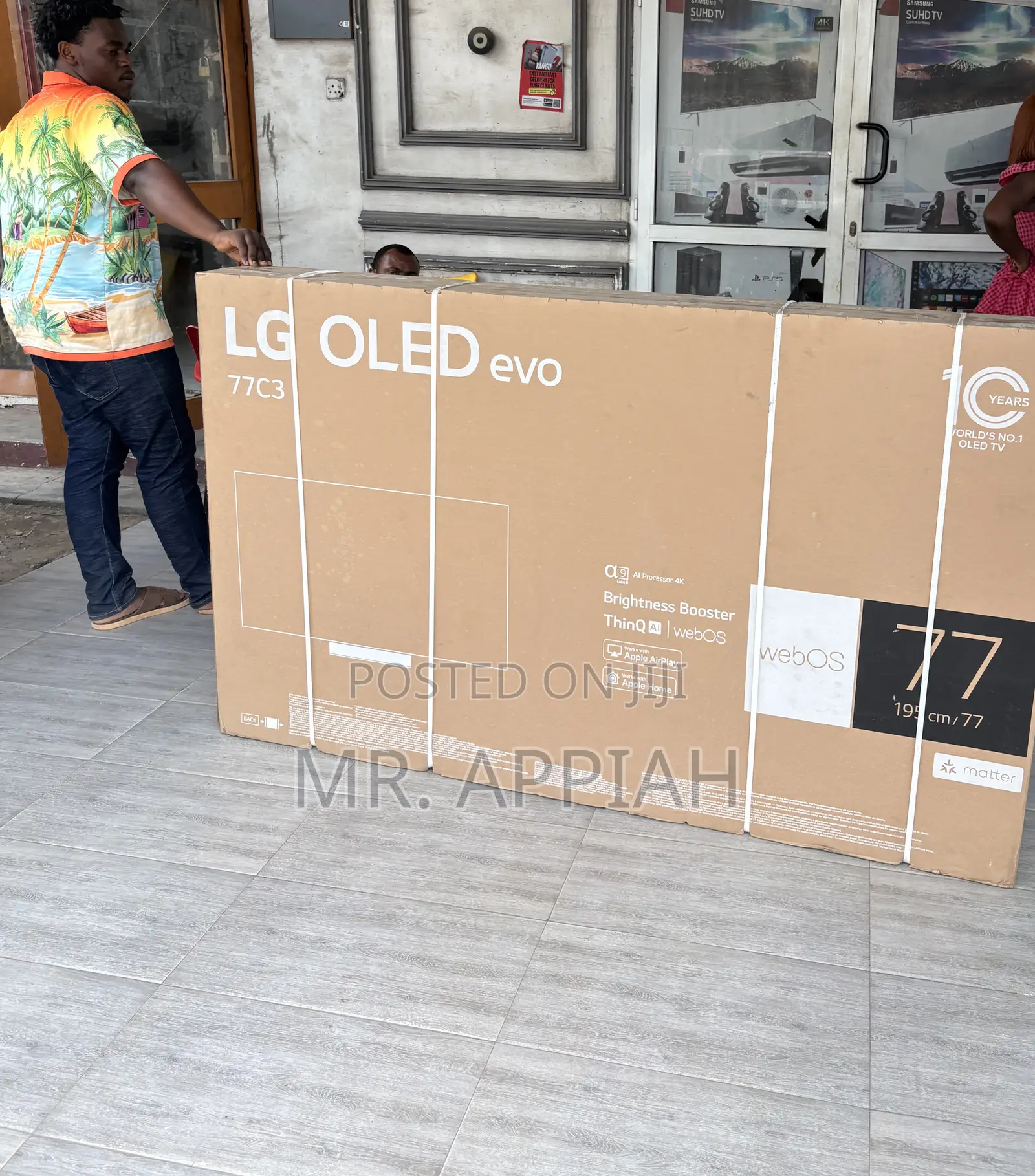 Shop Affordable Lg Oled77 G2 77” Ultra Hd Smart Television(Black).
