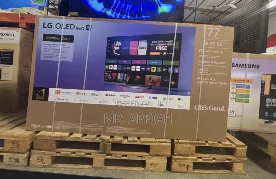 Sealed in Box Lg Oled 77c5 77 Inch Evo Ai Smart Television(2025) 