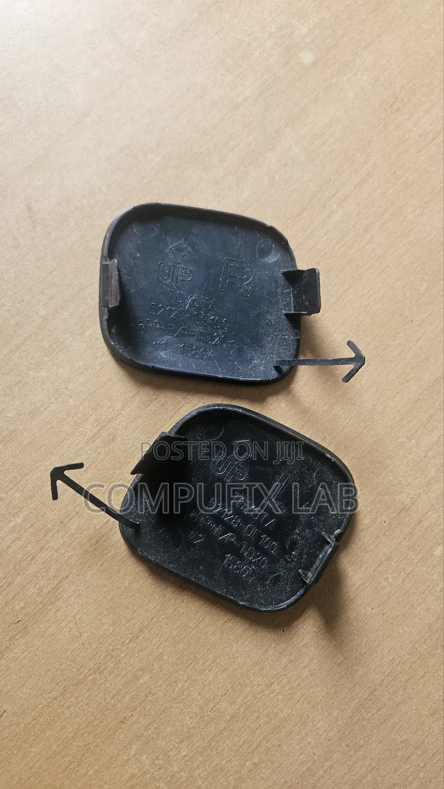 20-23 Toyota Highlander Front Left Right Sides Bumper Tow Hole Cover