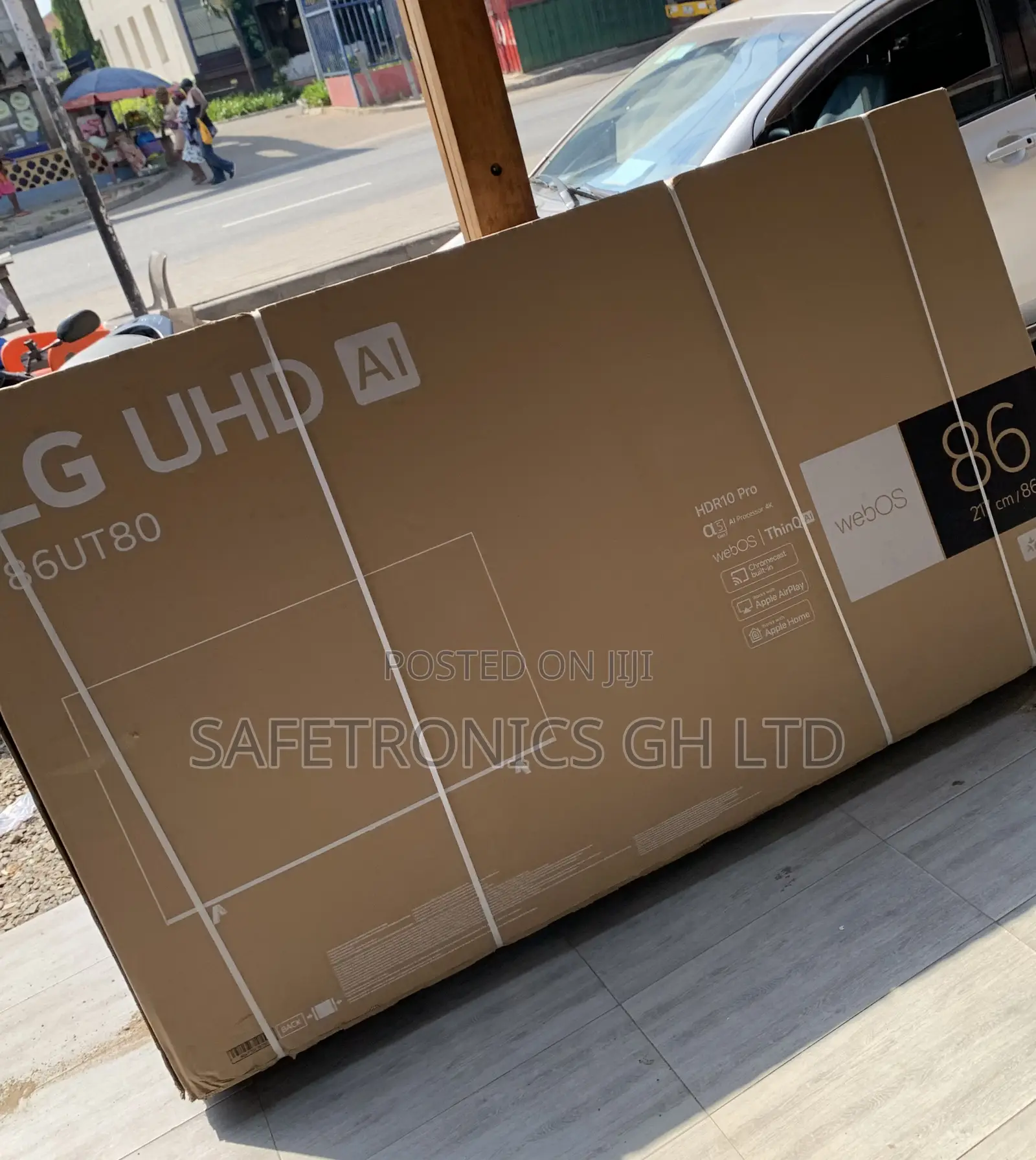 Crystal Smart Uhd Led Lg Ut810!86 Inch Android Frameless Tv