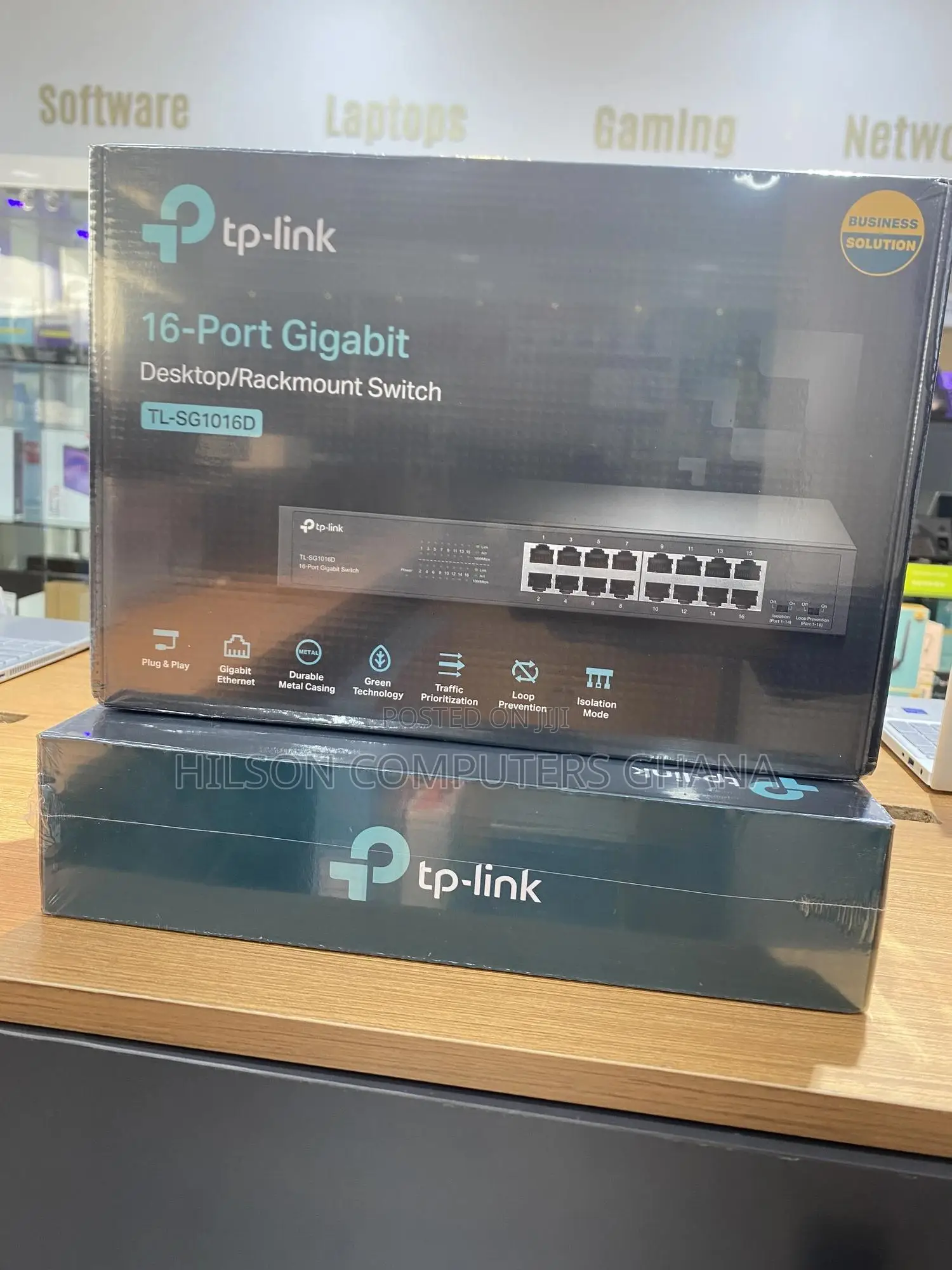 Tp-Link Tl-Sg1016d 16-Port Gigabit Ethernet Switch