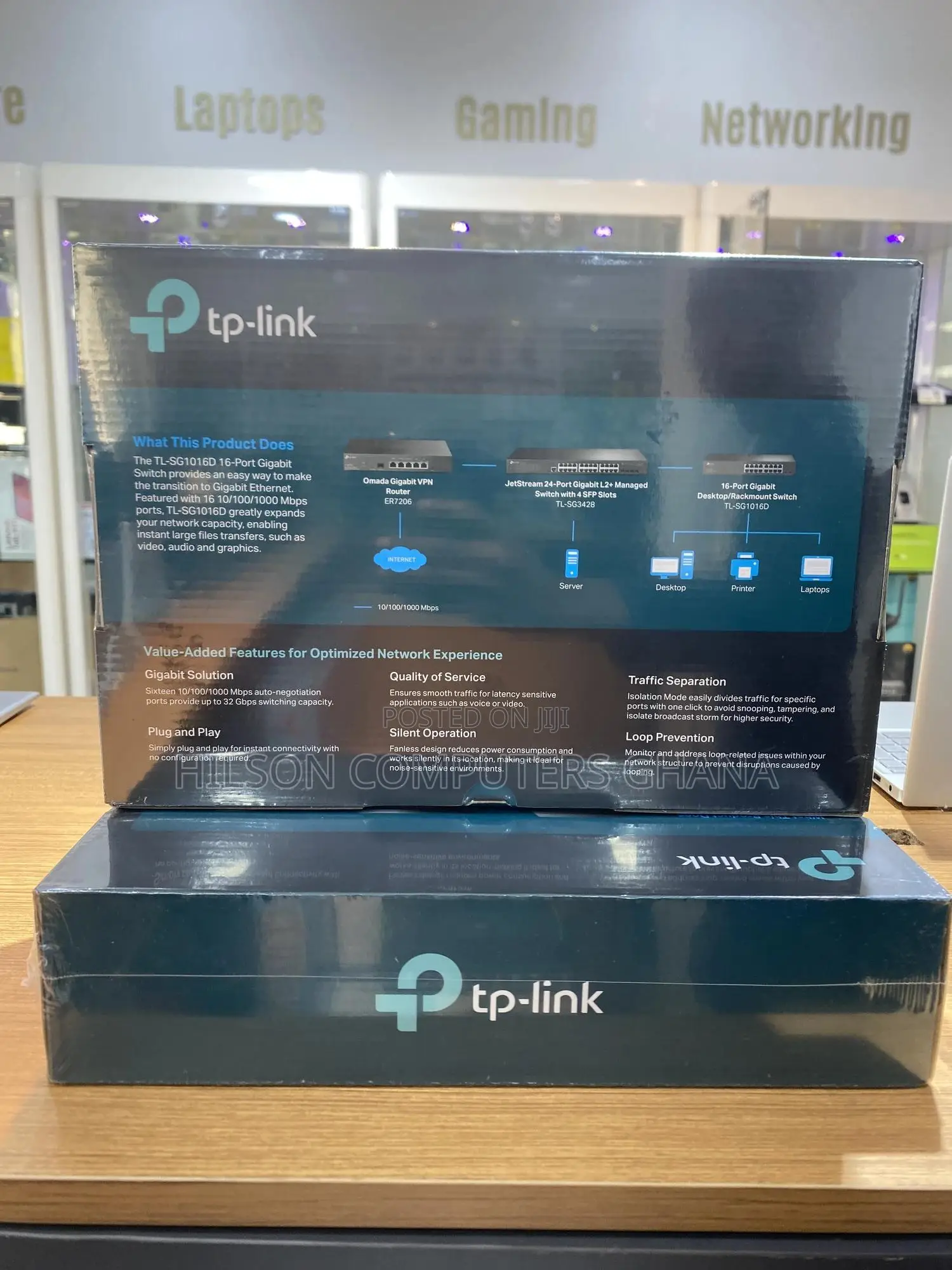 Tp-Link Tl-Sg1016d 16-Port Gigabit Ethernet Switch