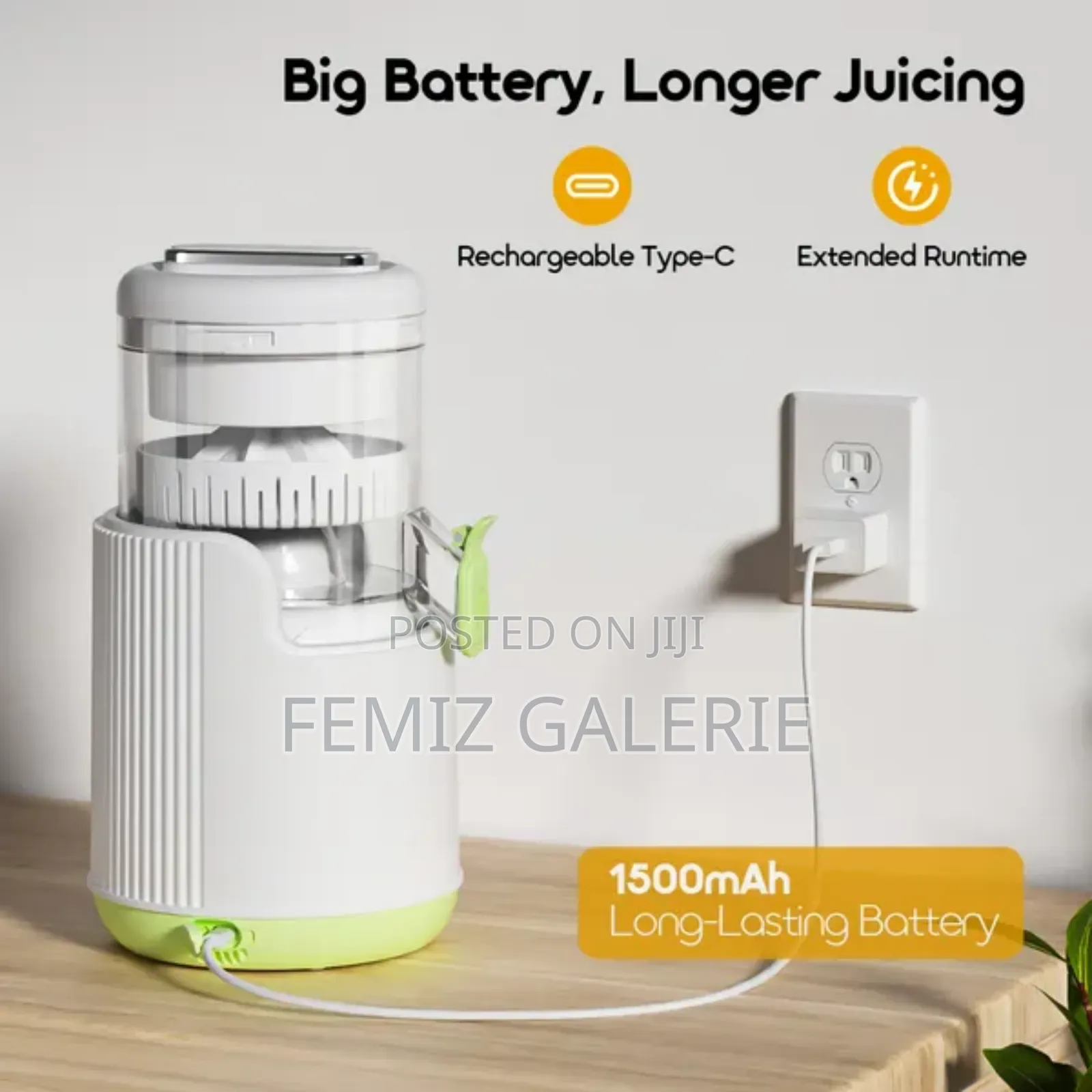 Oraimo Purejuice Rechargeable Safe Design Smart Baby Juicer