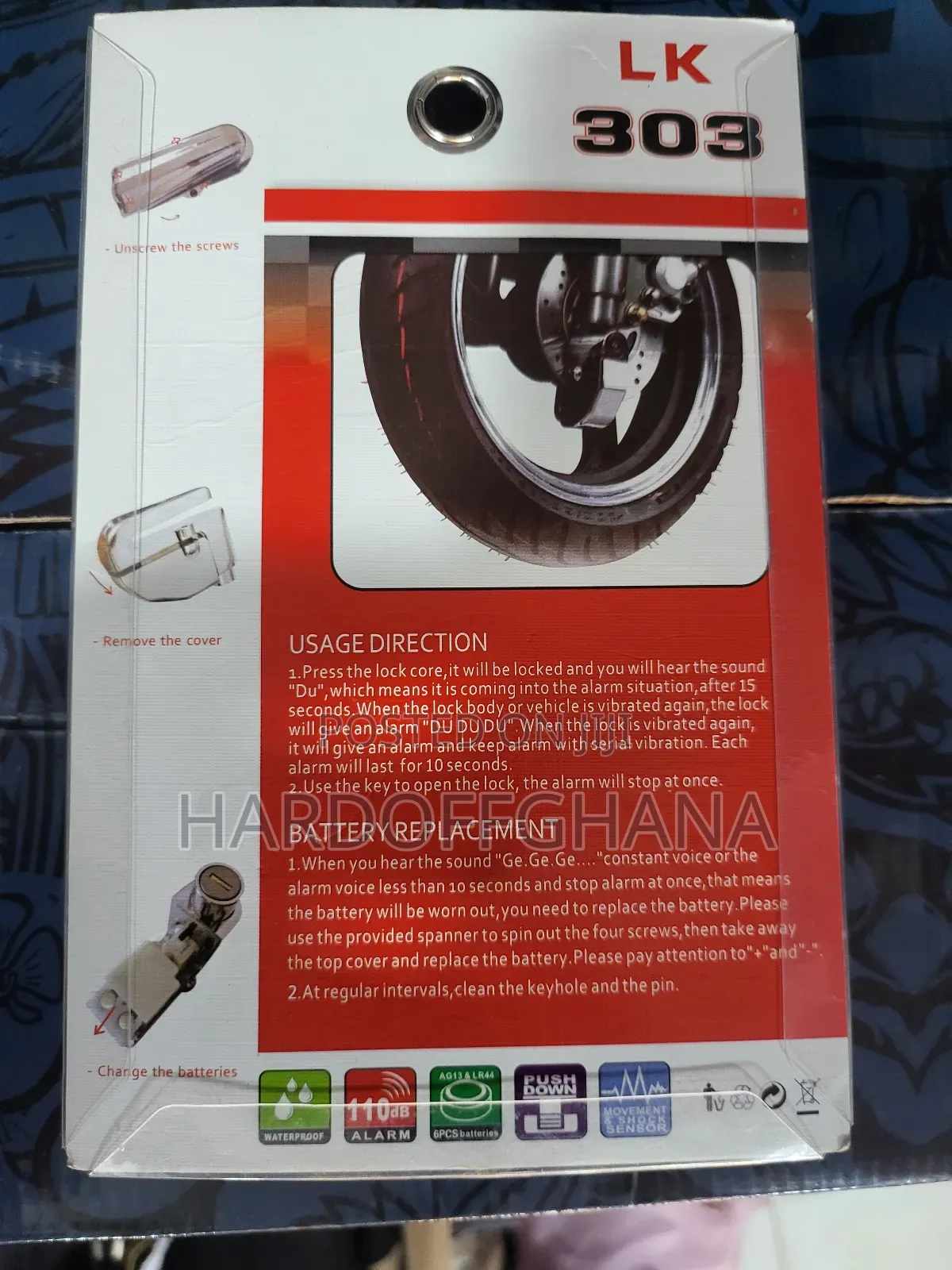 Mmotorcycle Disc Lock
