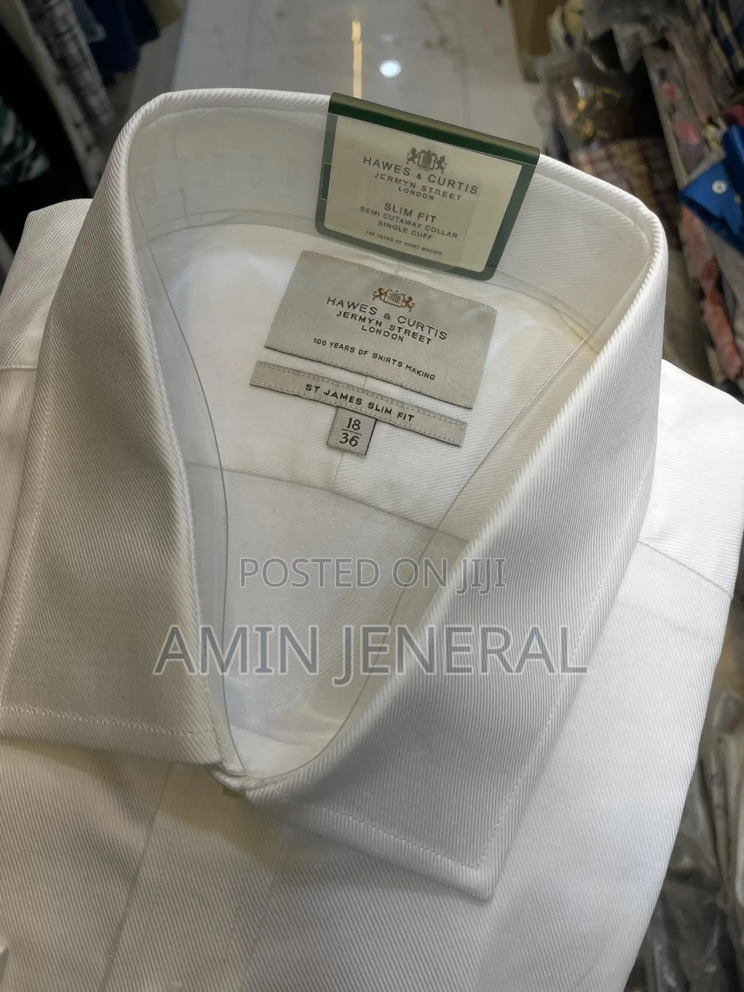 Hawes Curtis White Shirt