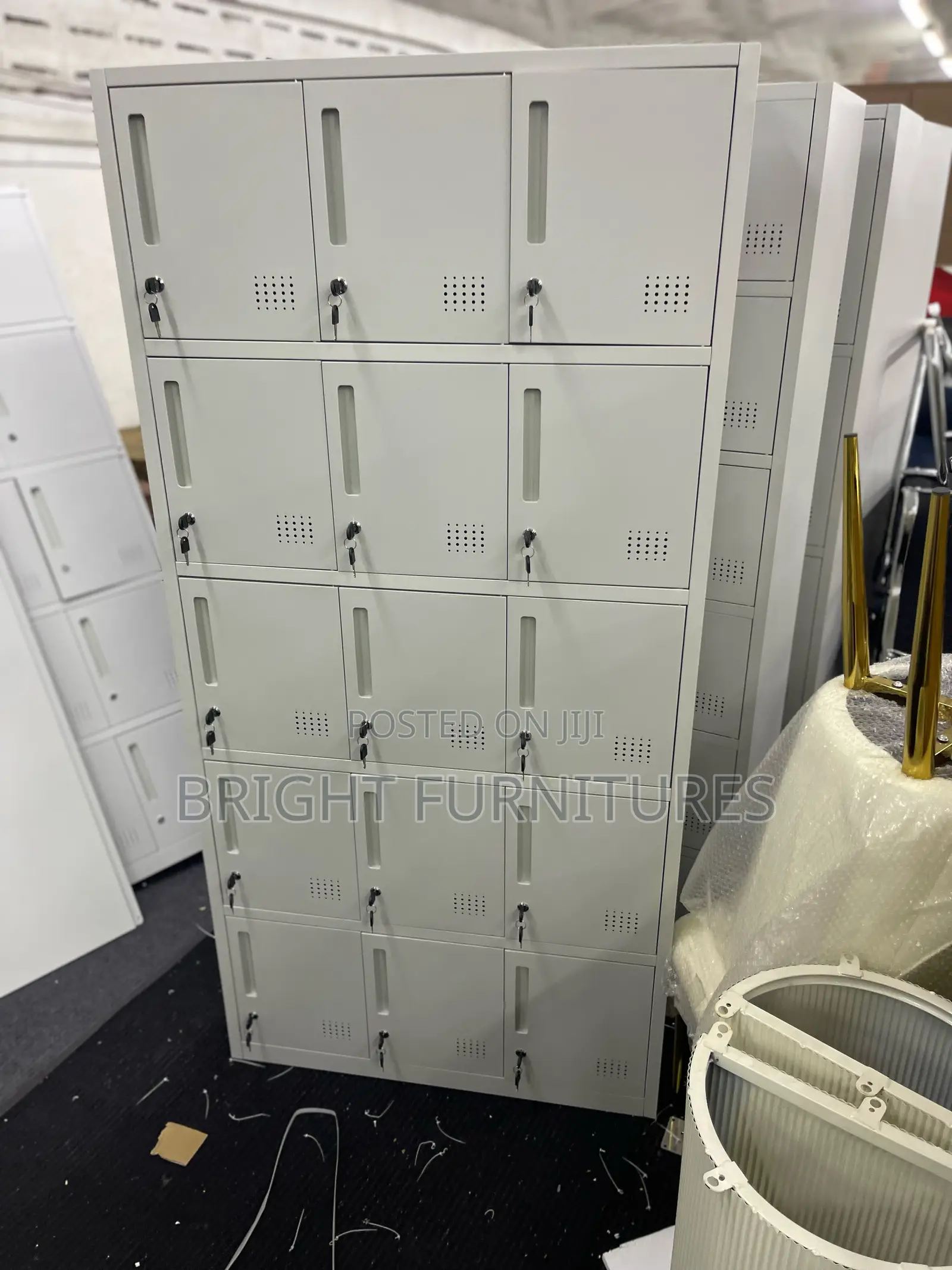 15 Lockers Office Cabinets
