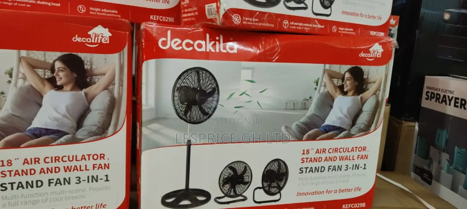 Advanced Decakila 18inchs 3in1 Standing Fan