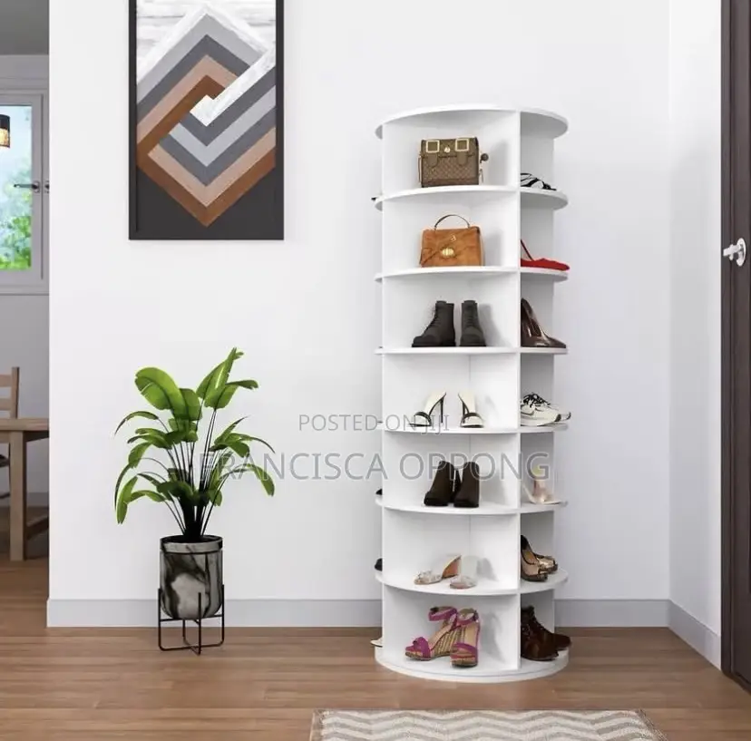 Rotating Shoe Rack,7 Tier Tower