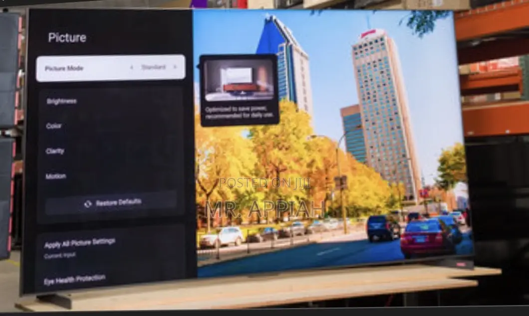 Shop Authentic Samsung Qled Smart Screen Television(100n80f) Black