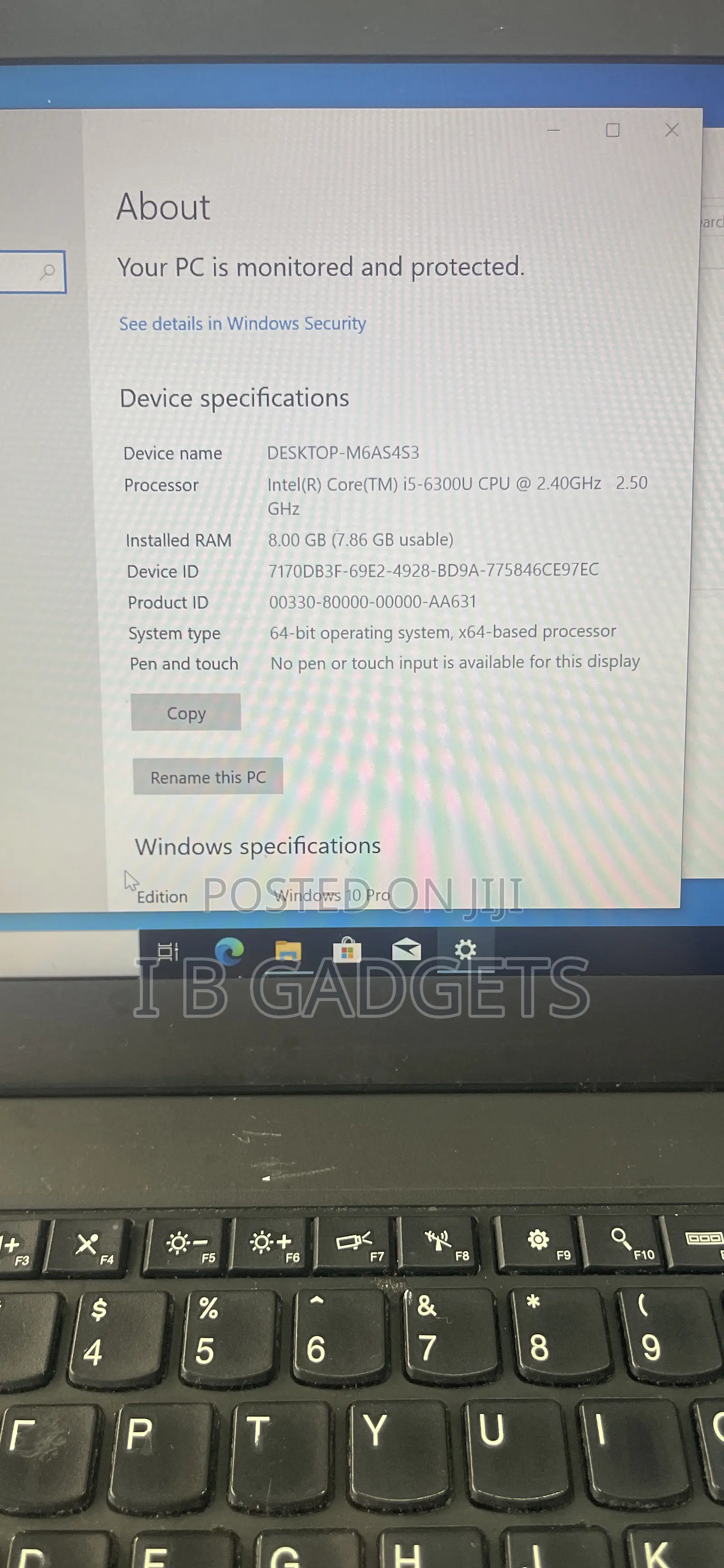 Laptop Lenovo ThinkPad T460 8GB Intel Core I5 SSD 256GB