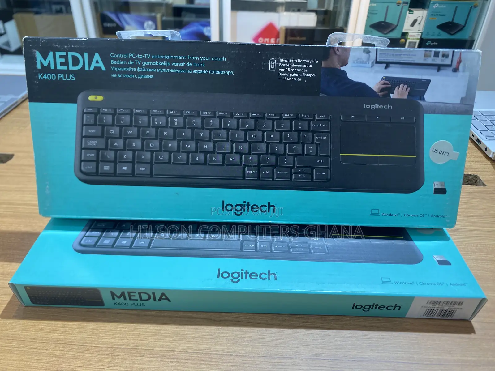 Logitech Plus Wireless Keyboard With Touchpad