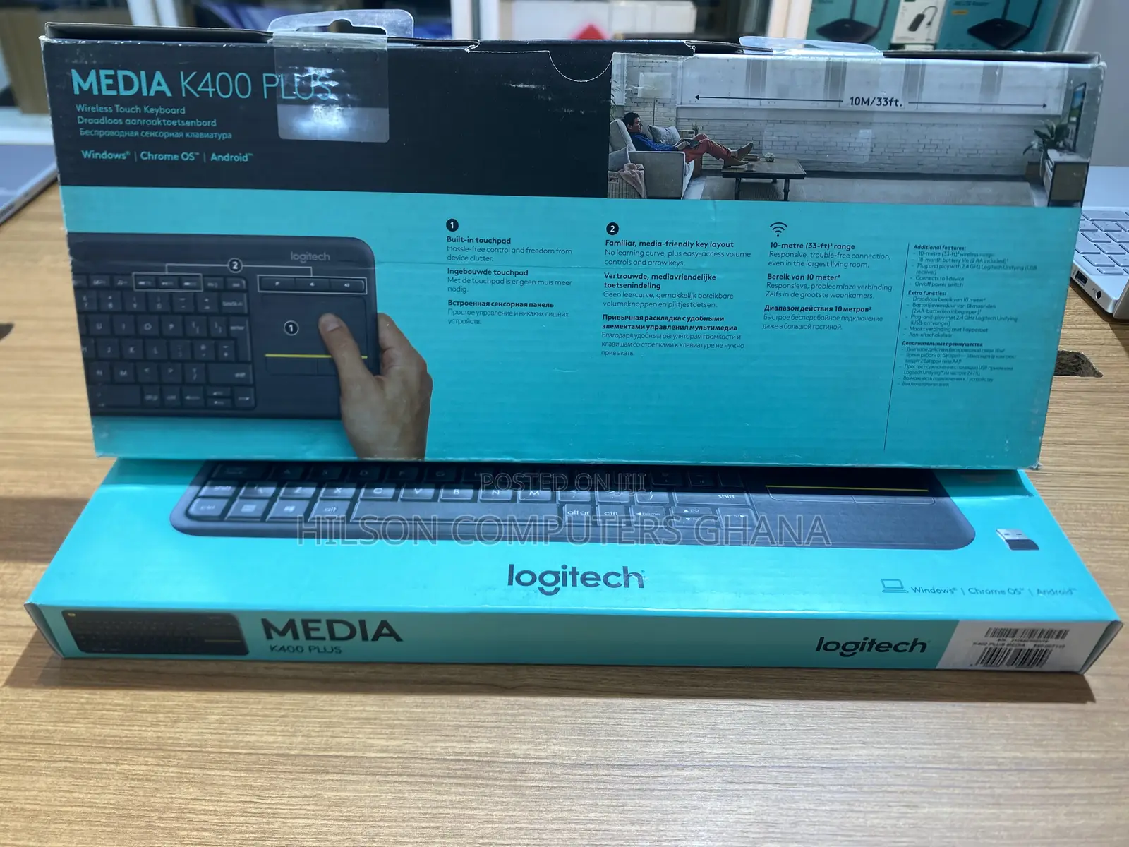 Logitech Plus Wireless Keyboard With Touchpad