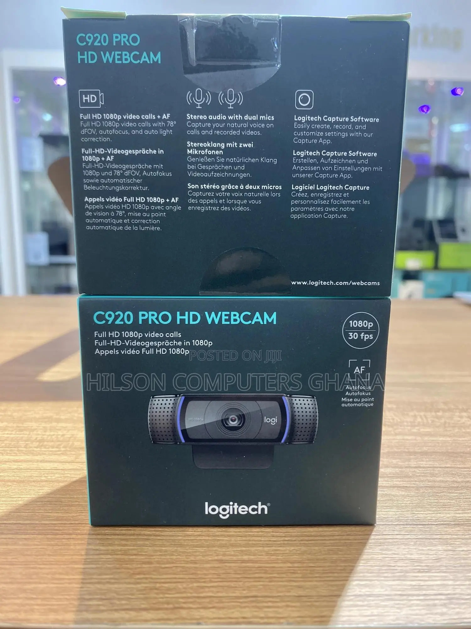 Logitech C920 Pro Hd 1080p Stream Webcam