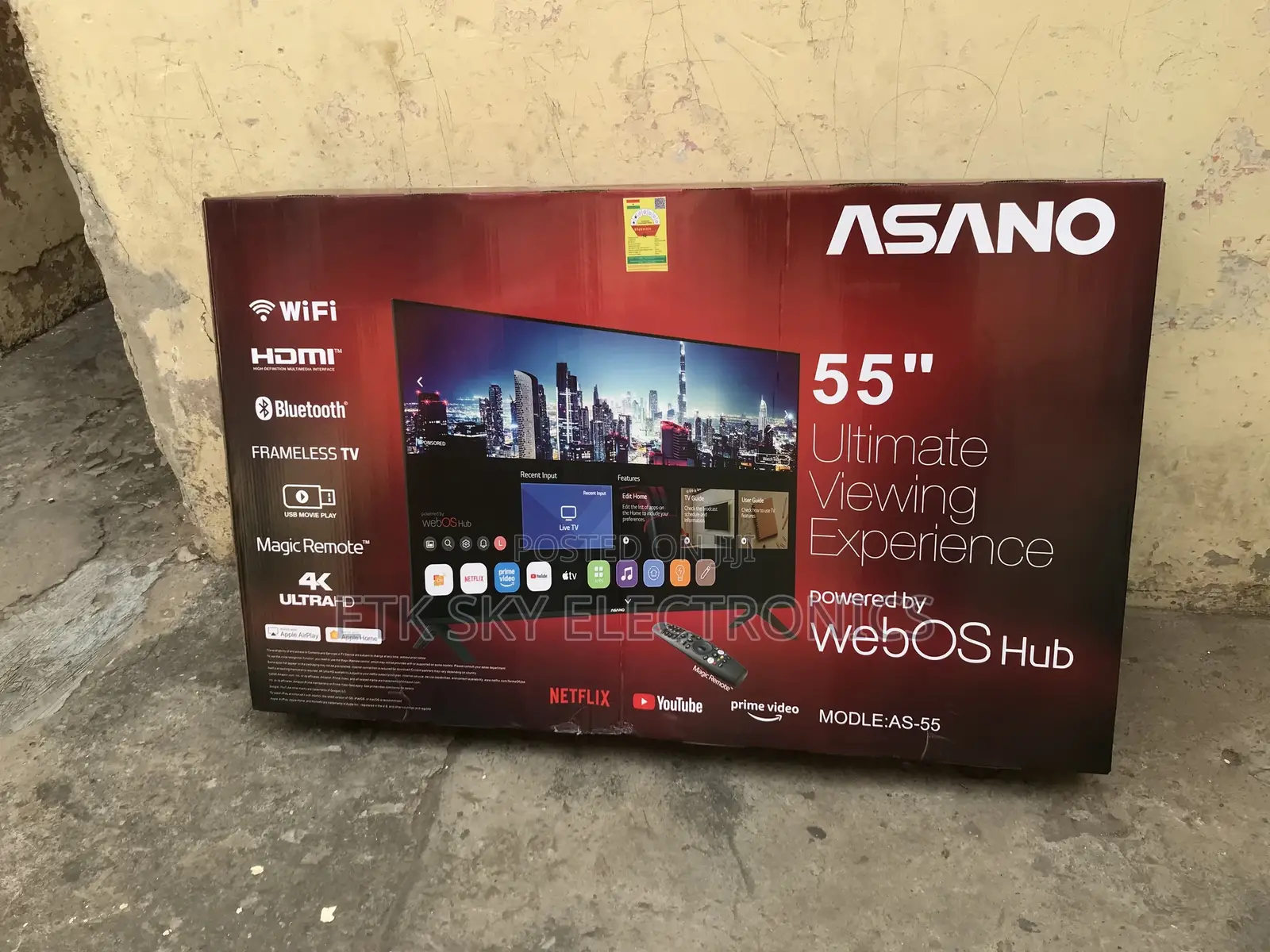 Asano 55 Smart Webos Uhd Tv With Magic Remote