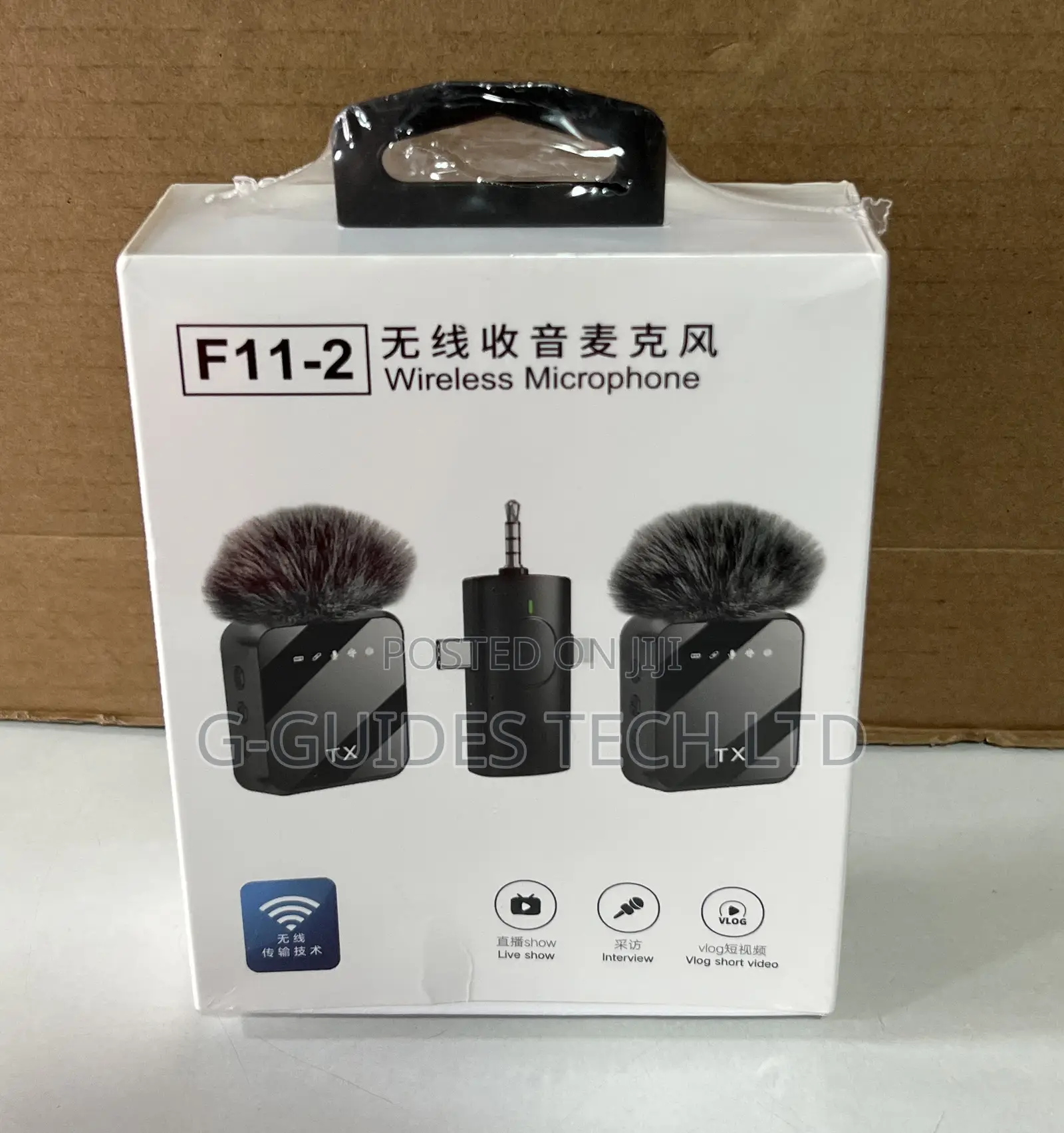 F11-2 Wireless Microphone, 3-in-1 Universal Wireless Microphone
