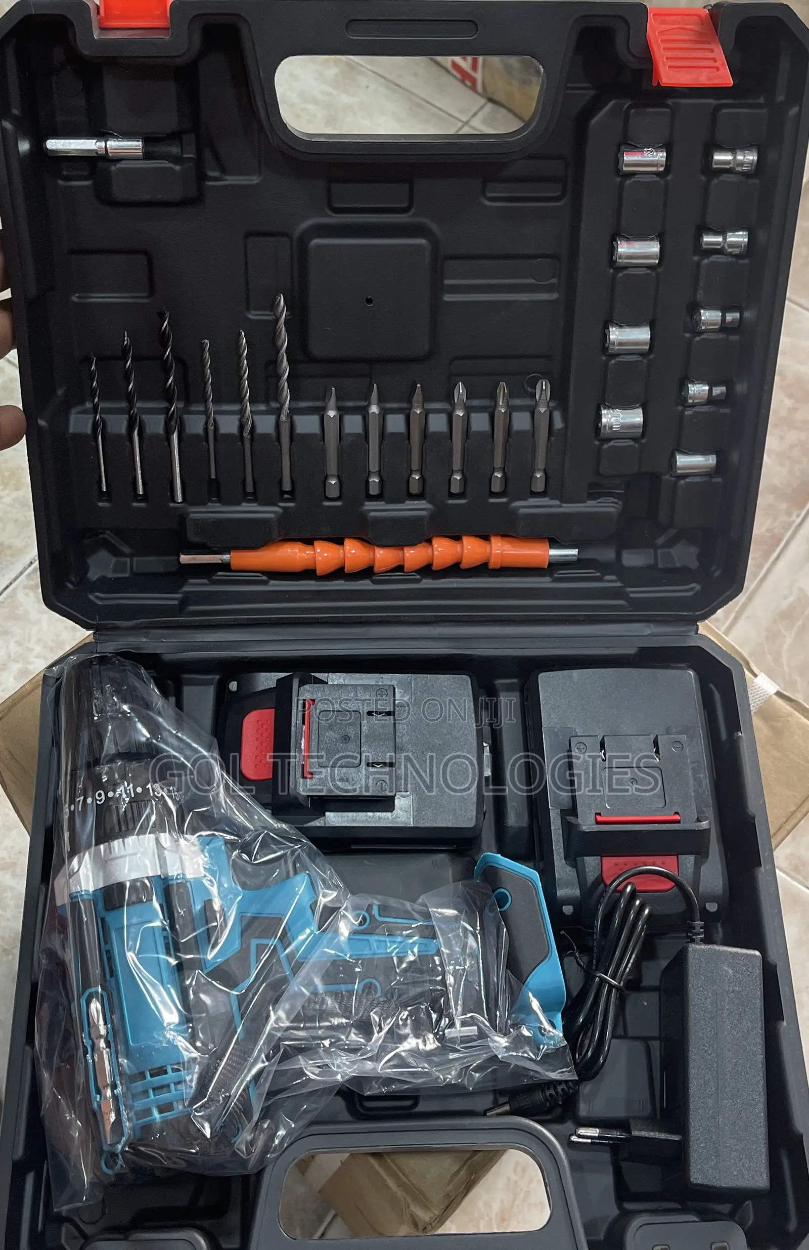 Lithium Electric Screwdriver And Drill Set Cordless Drill Kit 36v