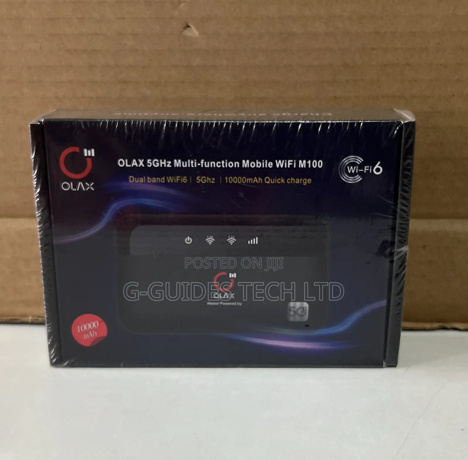Olax M100 Multi-Function Mifi Wi-Fi 6 With Power Bank 10,000mah
