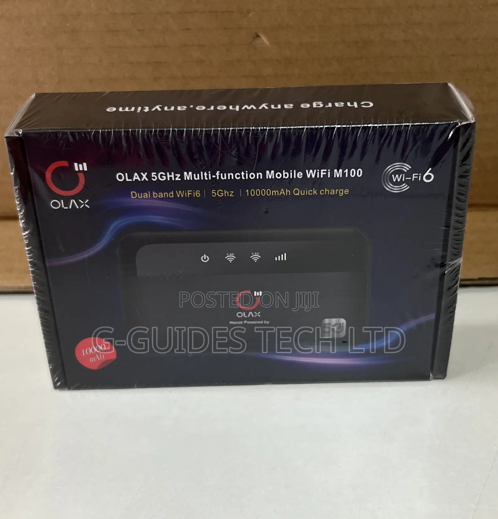 Olax M100 Multi-Function Mifi Wi-Fi 6 With Power Bank 10,000mah