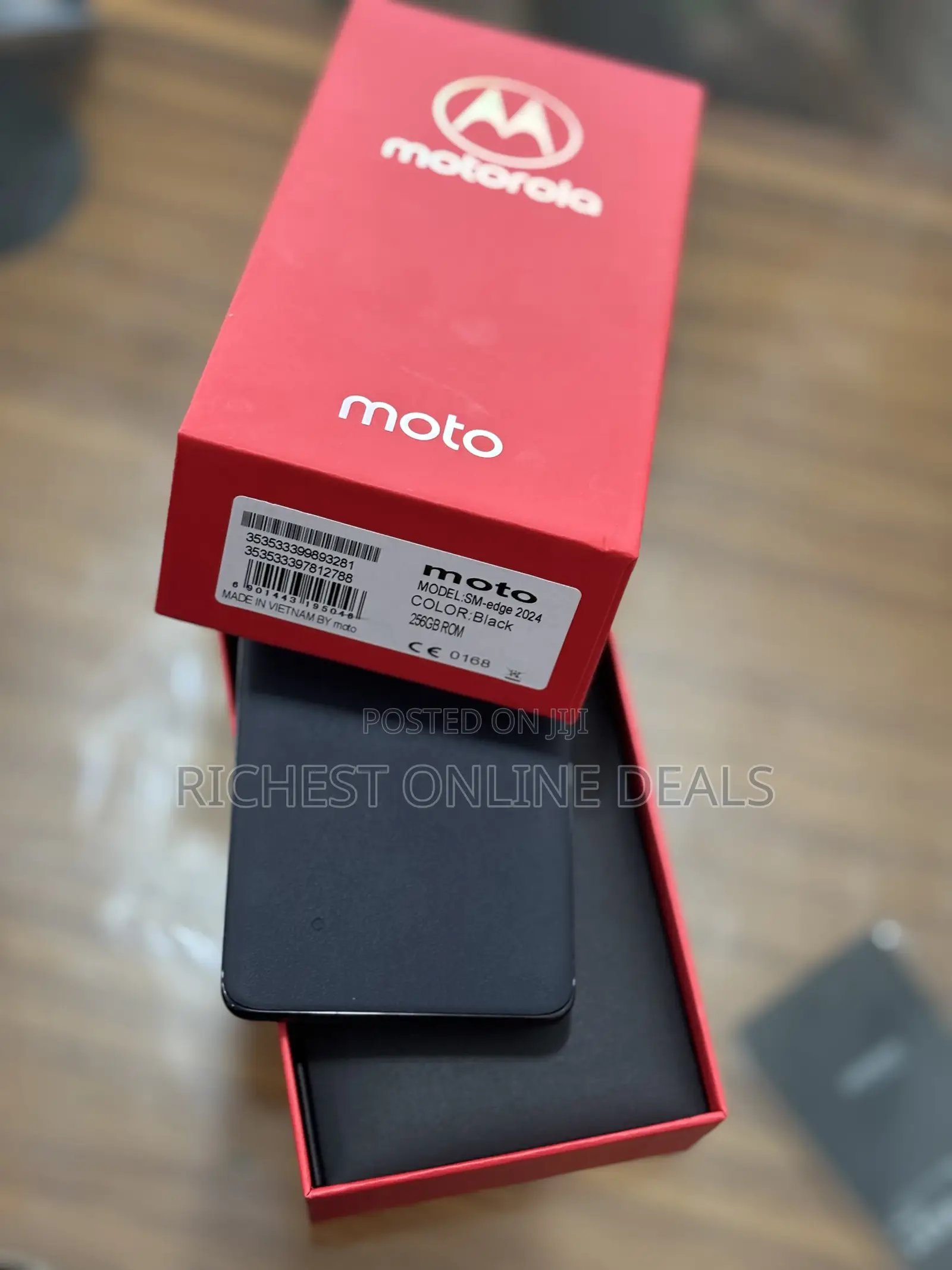 New Motorola Edge (2024) 256 GB Black