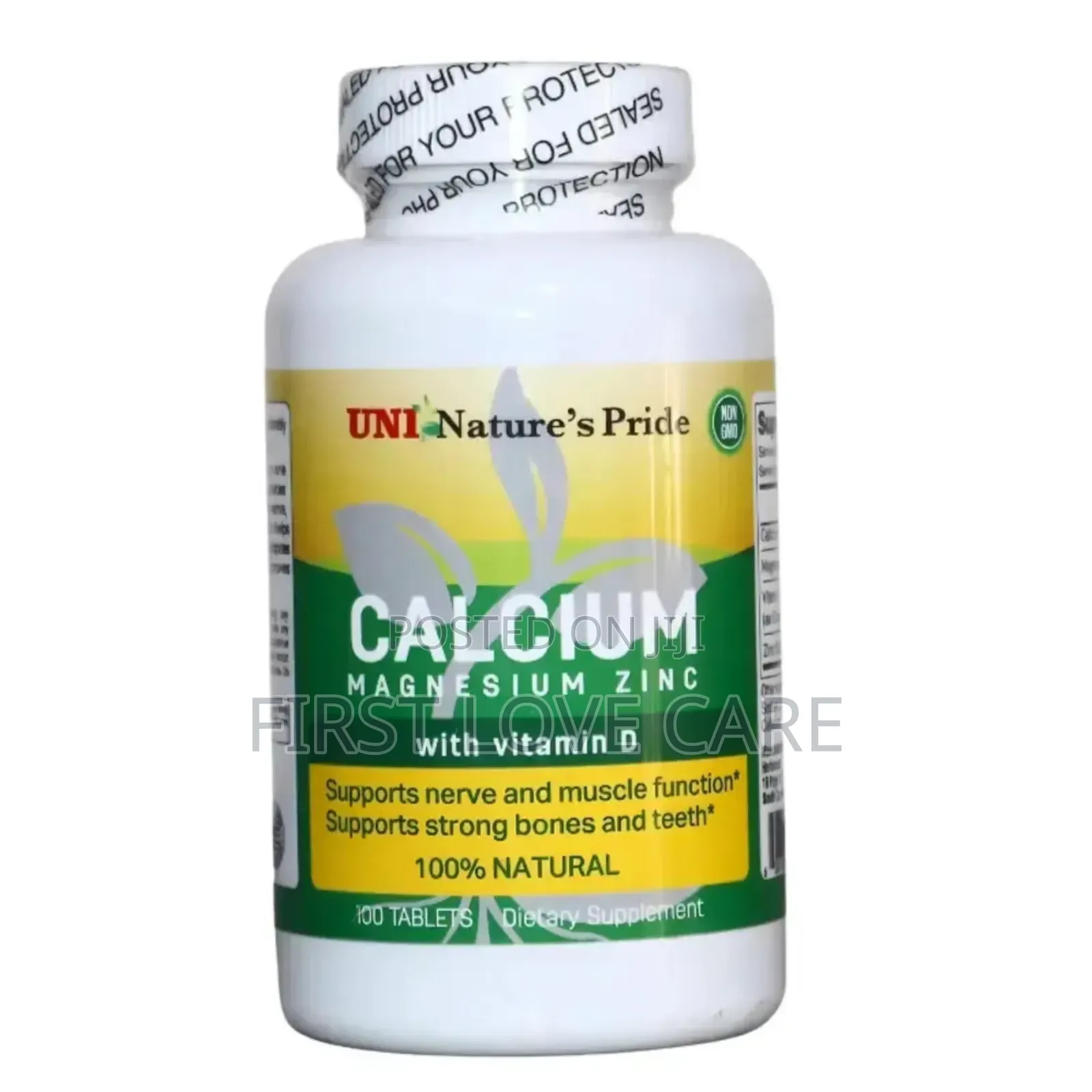 Uni Nature's Pride Calcium Magnesium Zinc With Vitamin D