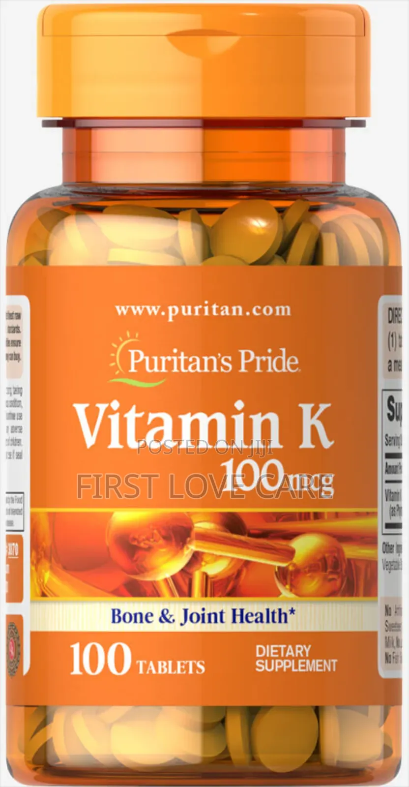 Puritan Pride Vitamin K 100mcg
