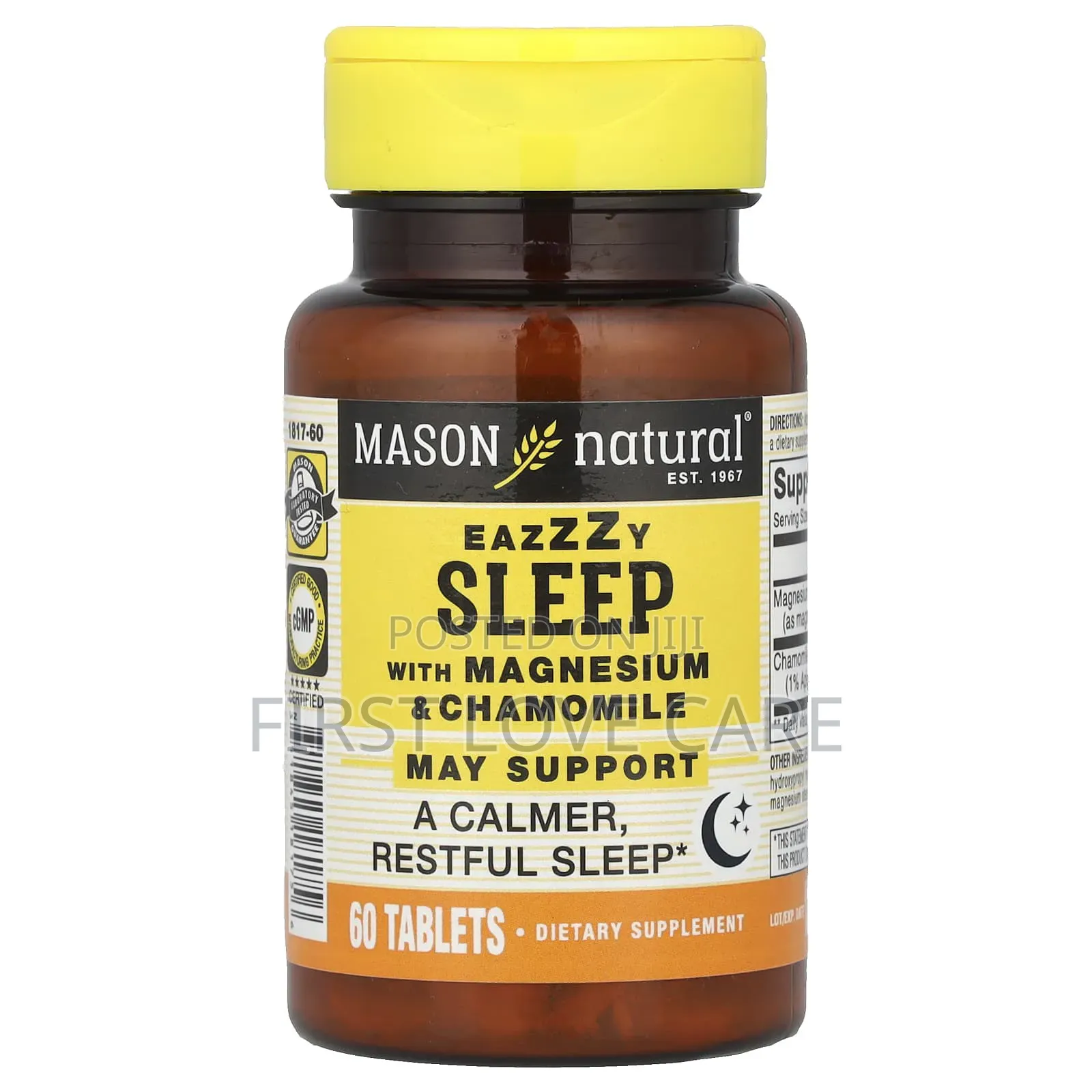 Mason Natural Eazzzy Sleep With Magnesium Chamomile, Natural