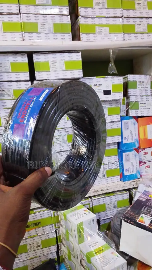 100% Cu Copper Tv Cable Coaxial Cable Endwell