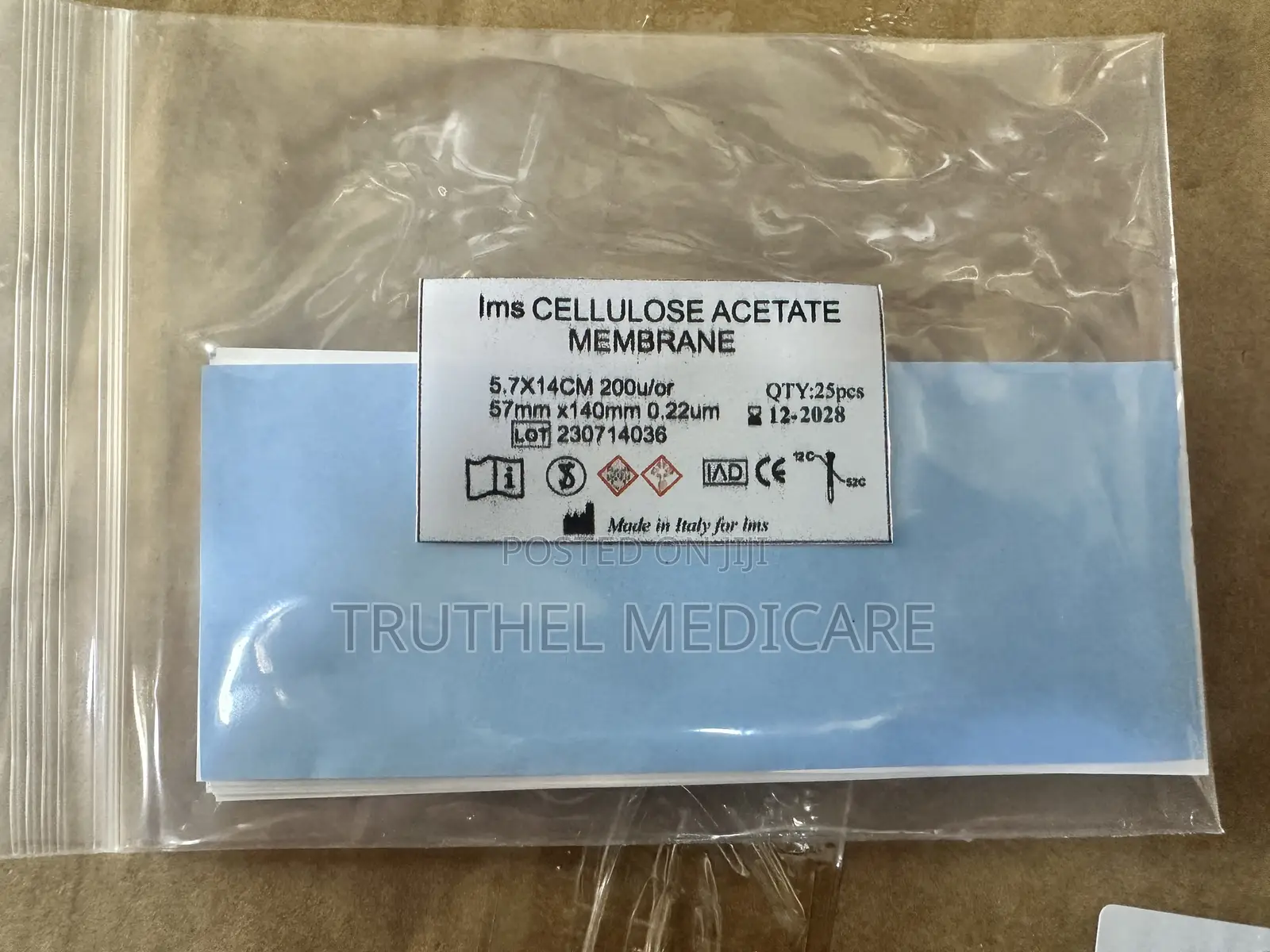 Cellulose Acetate Paper - 25pcs