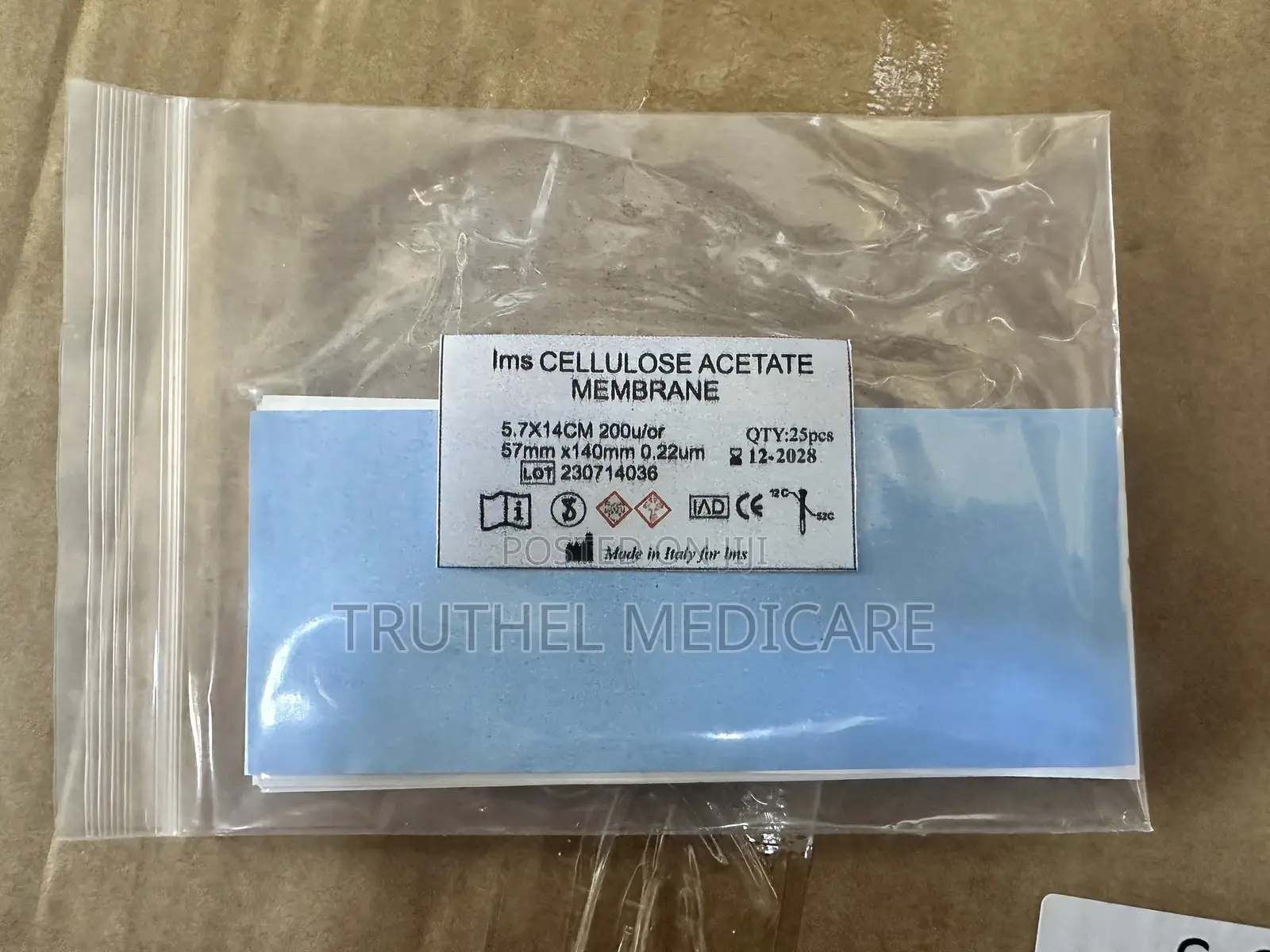 Cellulose Acetate Paper - 25pcs