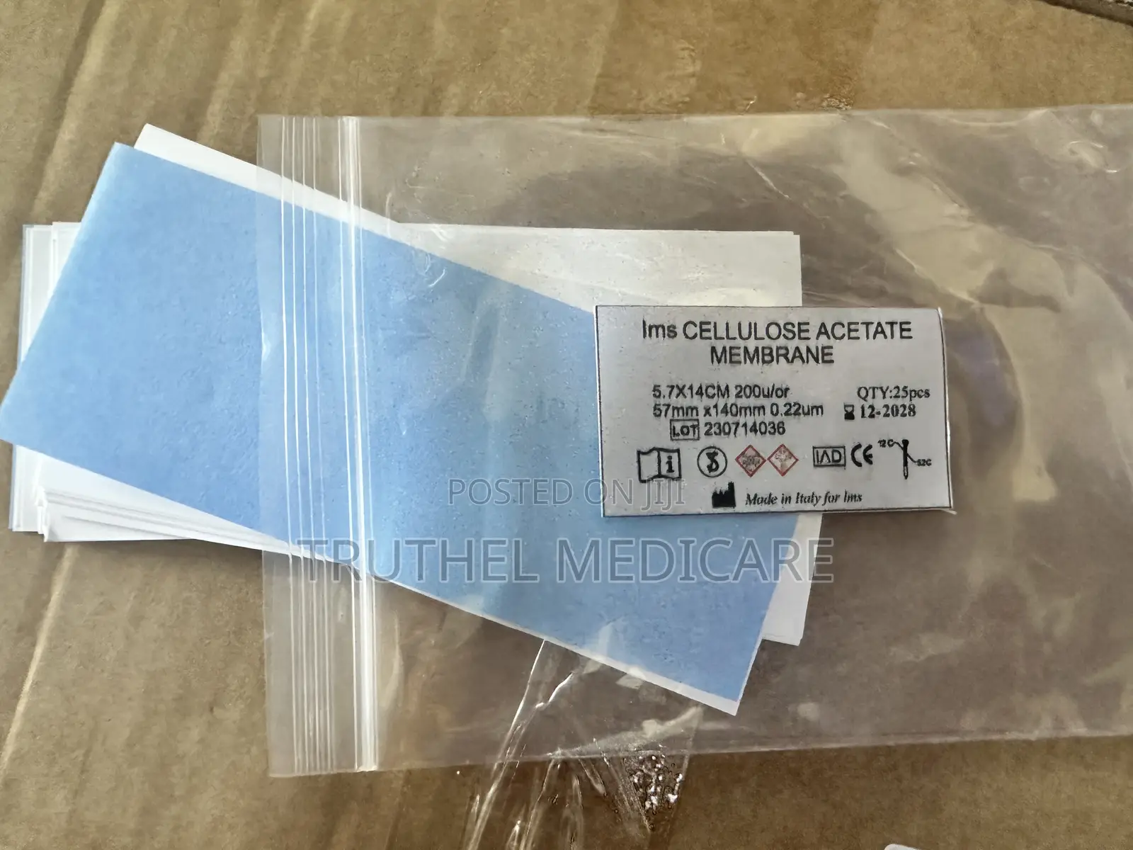 Cellulose Acetate Paper - 25pcs