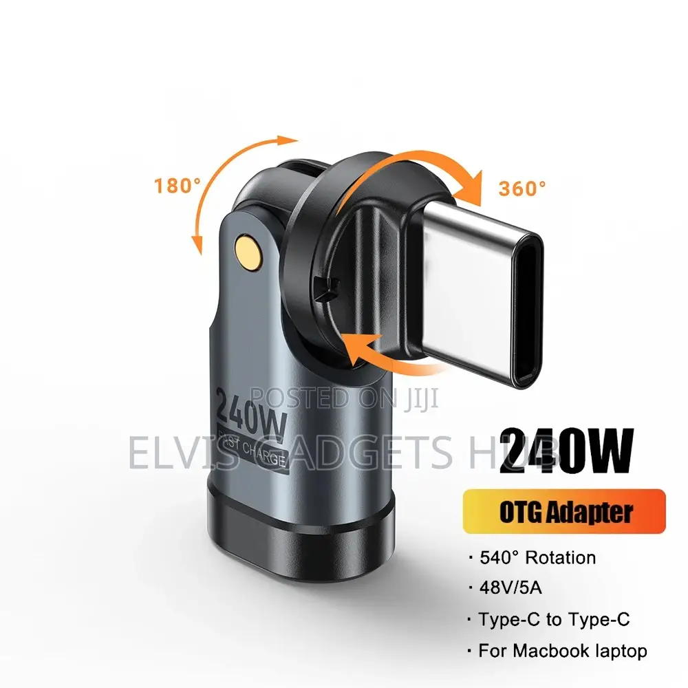 240w Type C 540° Adapter for Macbook