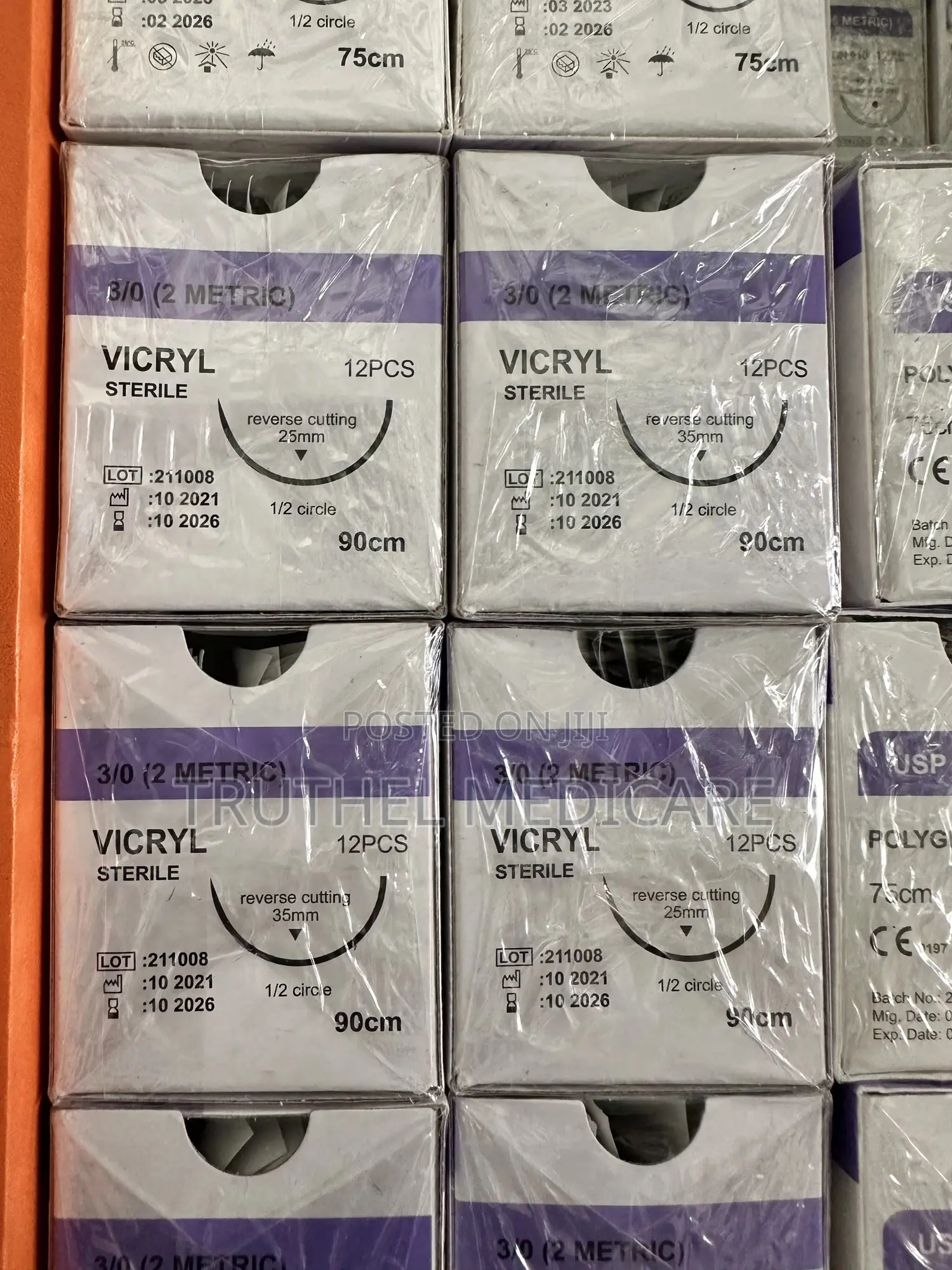 Absorbable Sutures (Vicryl 0,1,2,2/0,3,3/0,4
