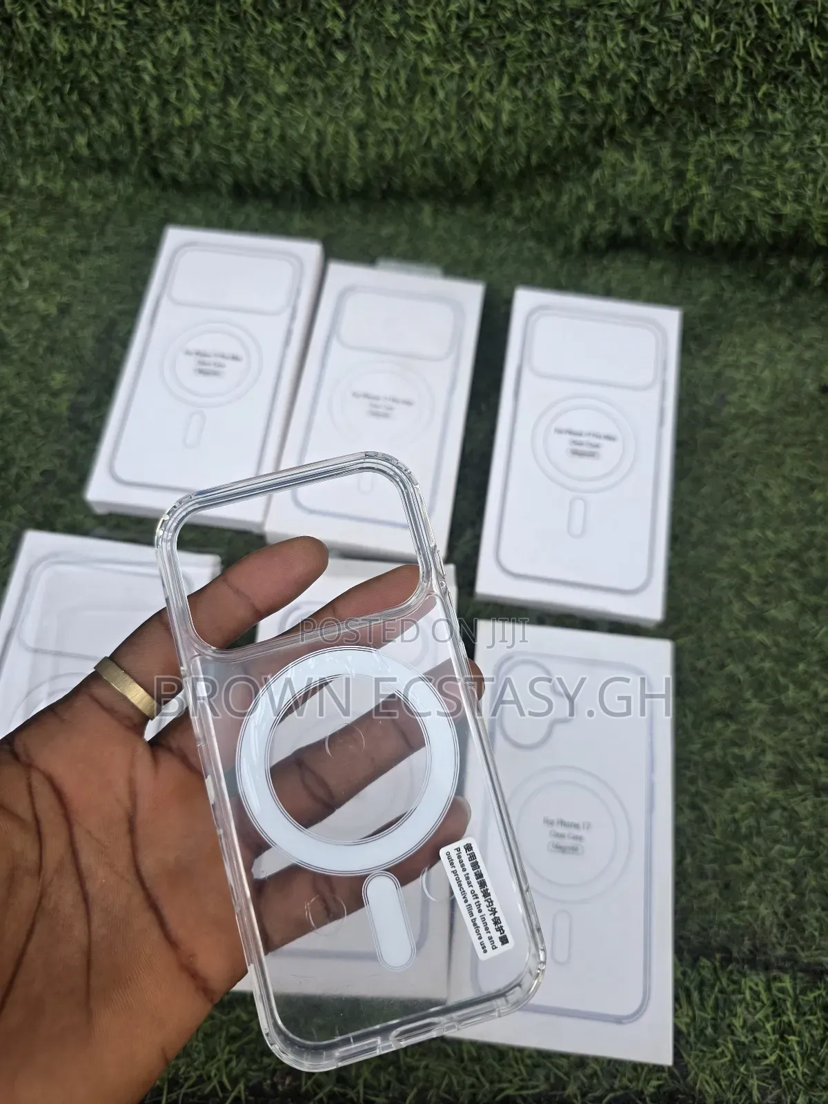 iPhone 17/17 Air/17 Pro/17 Pro Max Transparent Magsafe Case