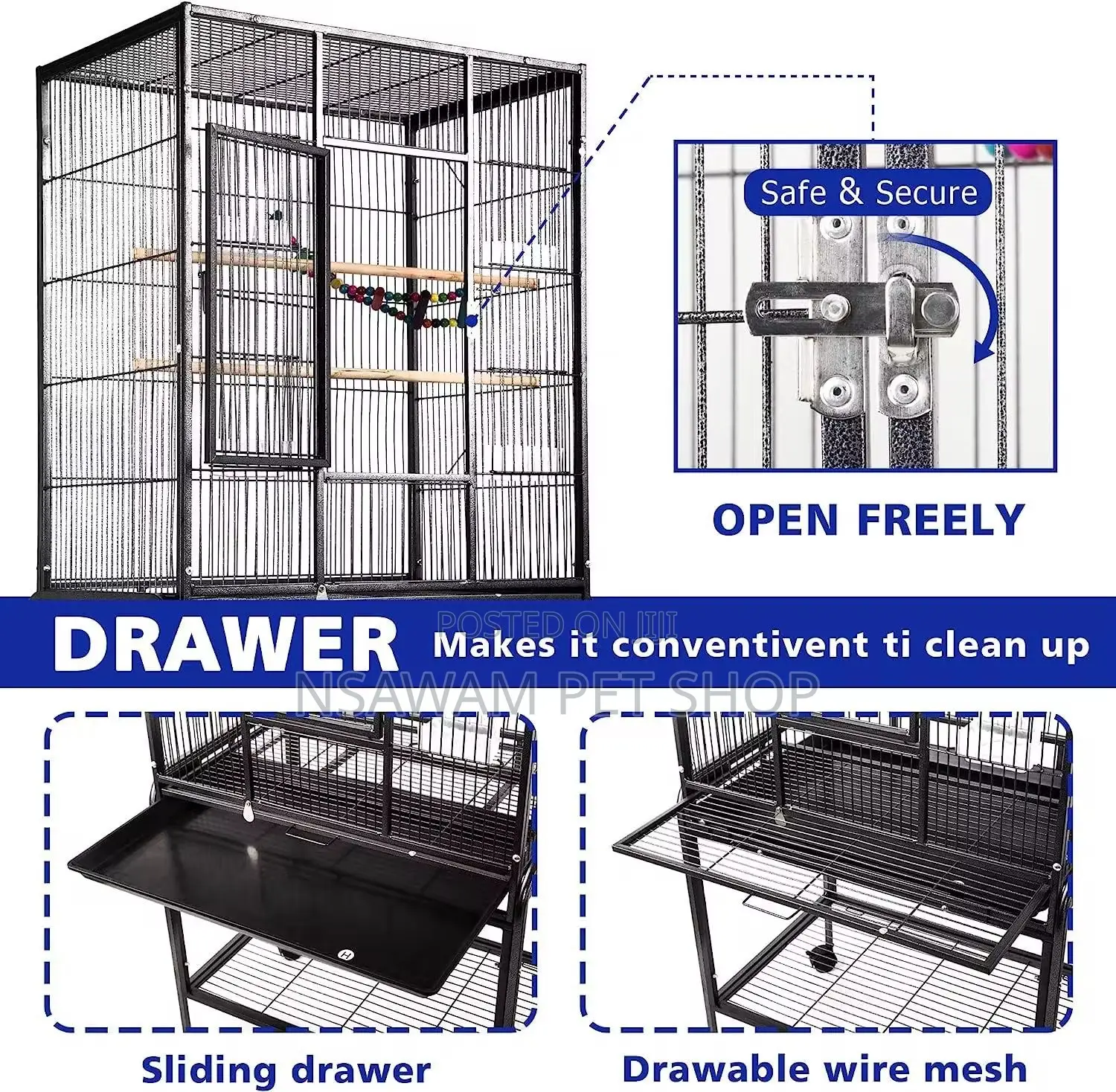 Parrot Cage B038