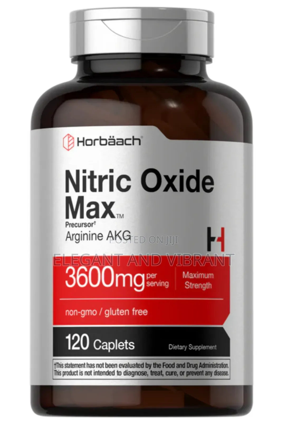 Nitric Oxide Max Precursor Arginine Akg  3600mg
