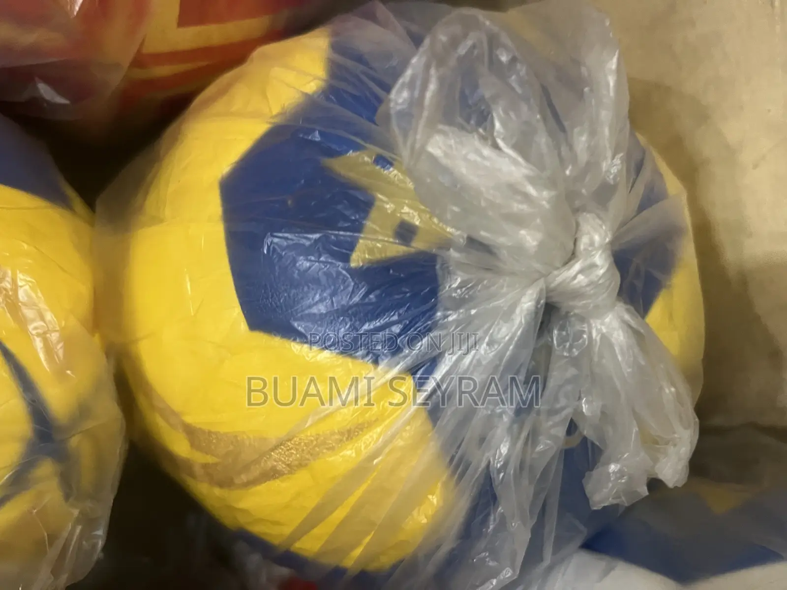 Yellow and Blue Handball