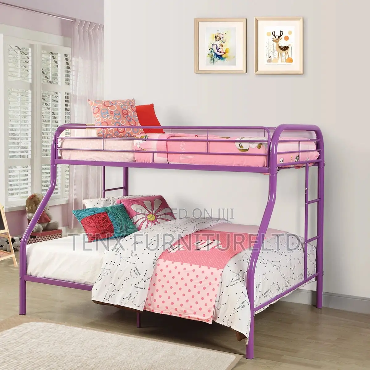 Bunk Bed With Built-in Ladder(Kuehl)