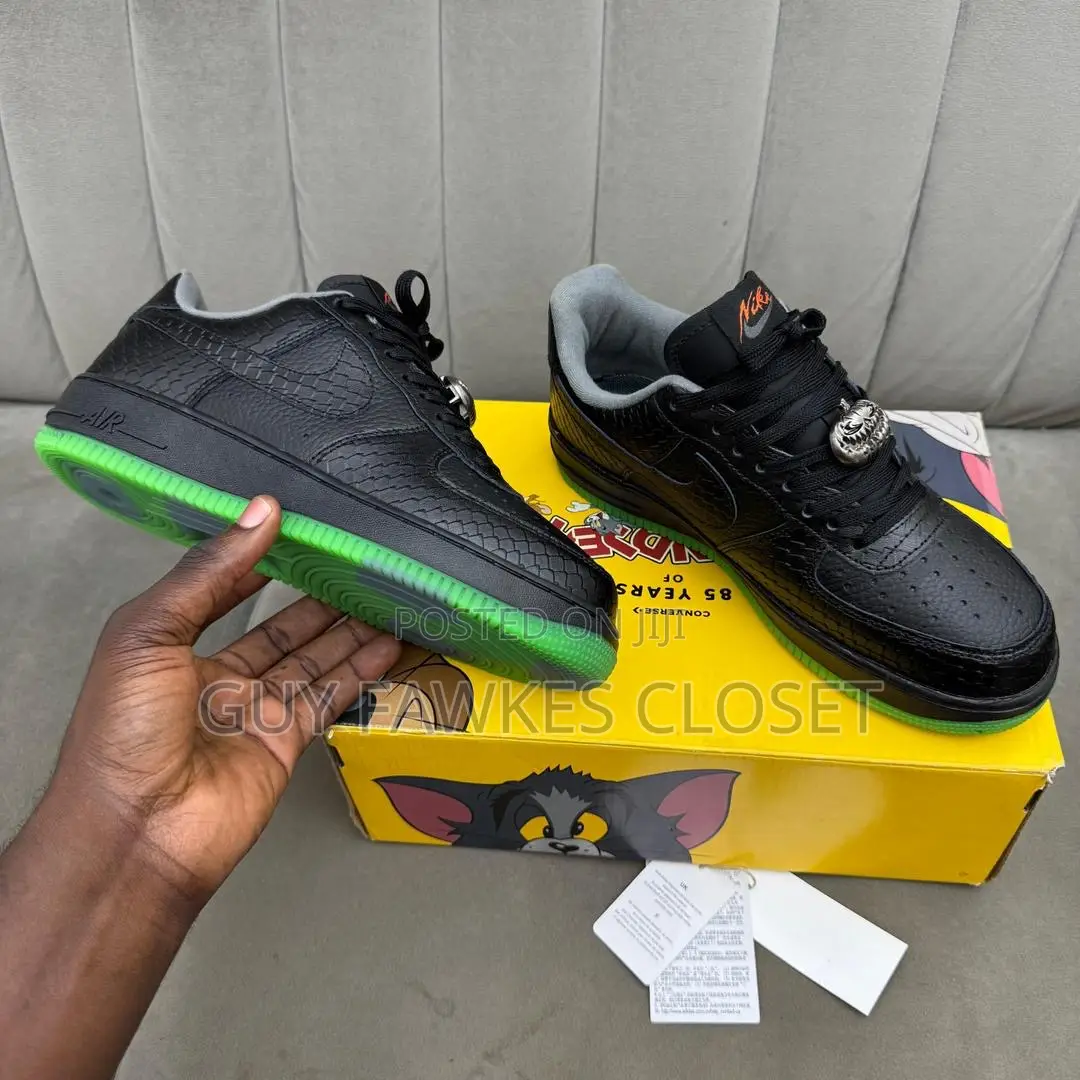 Nike Airforce 1 Halloween Black