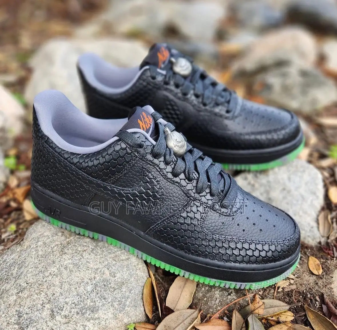 Nike Airforce 1 Halloween Black