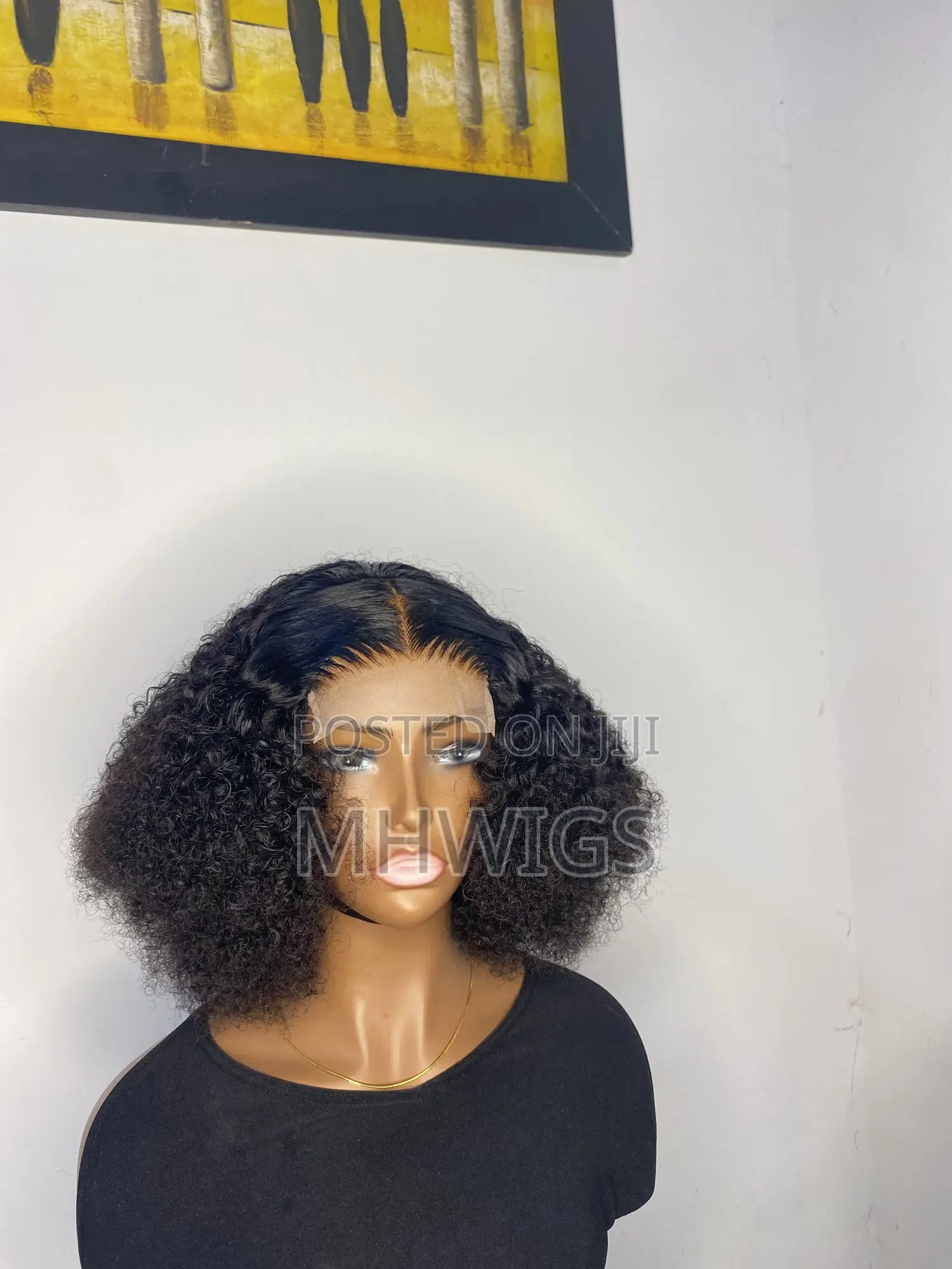 10 Inches Glueless Afro Wig