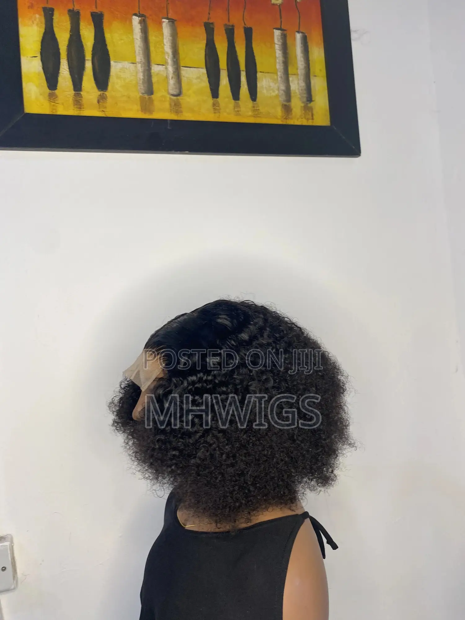 10 Inches Glueless Afro Wig