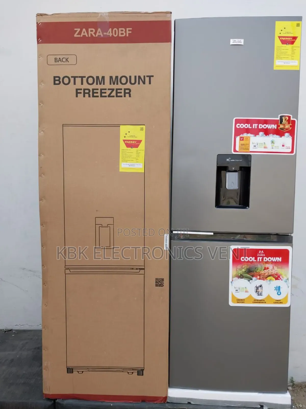 Zara 310liters Double Door Refrigerator Water Dispenser