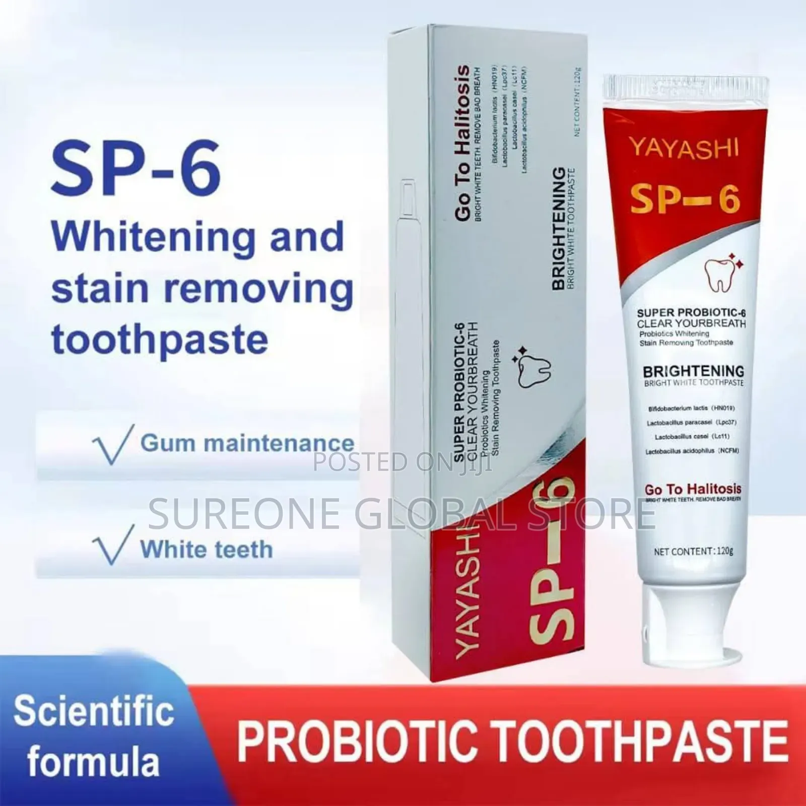 Sp-6 Probiotic Whitening Pasta Original Yayashi Wholesale