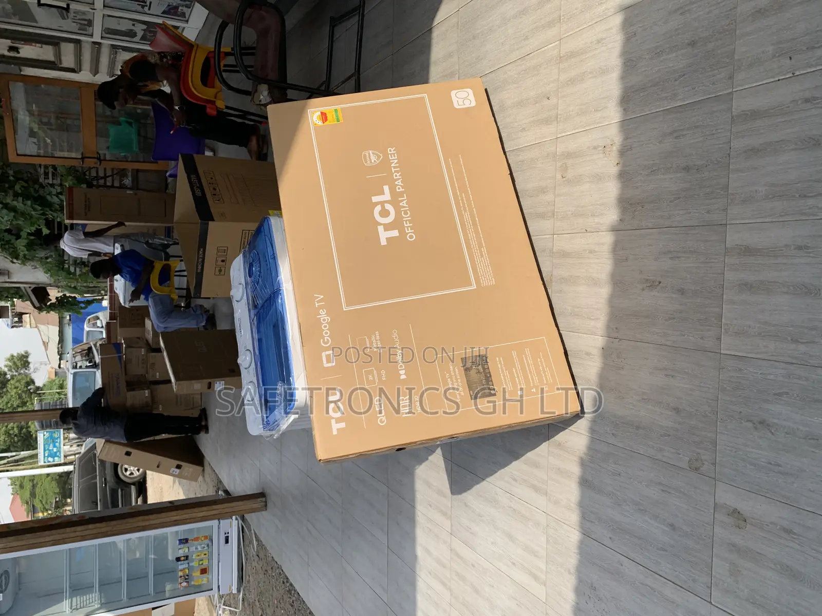 Order Black 50 Inch TCL Smart Satellite Android 505sk FHD Qled Tv
