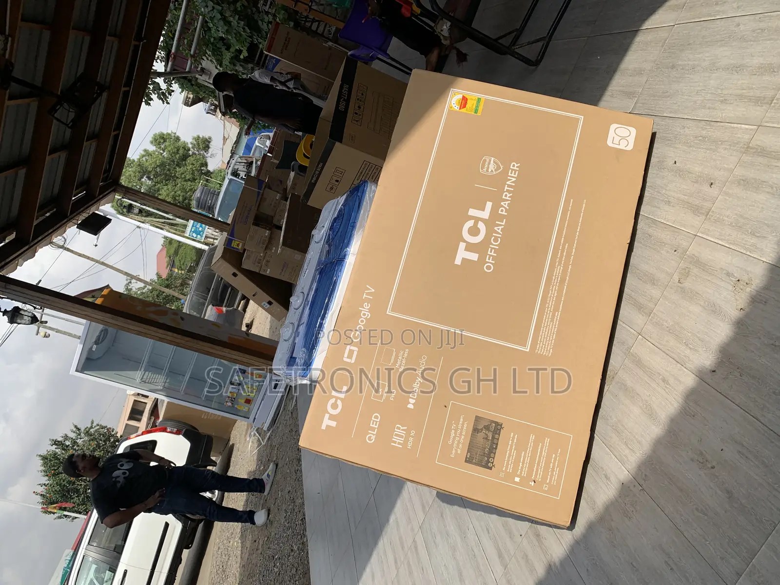 Order Black 50 Inch TCL Smart Satellite Android 505sk FHD Qled Tv