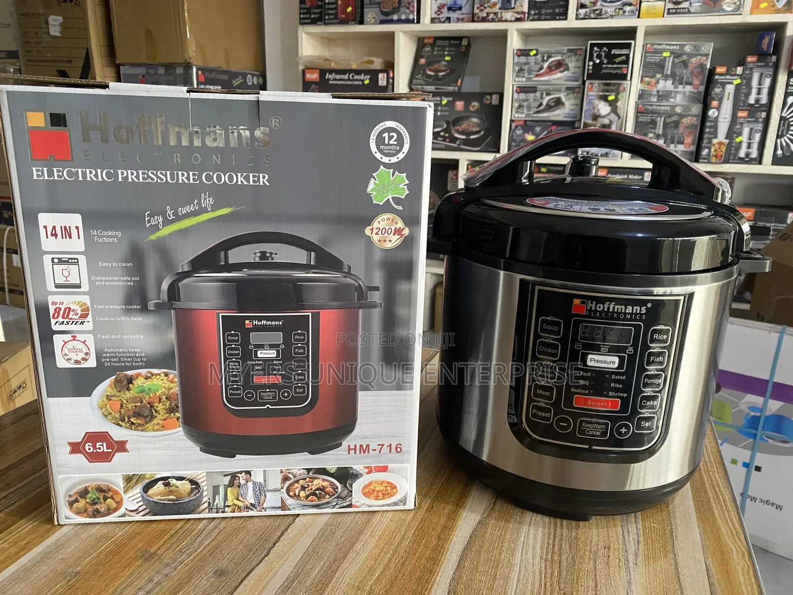 Double Coat Non-stick Hoffmans Pressure Cooker