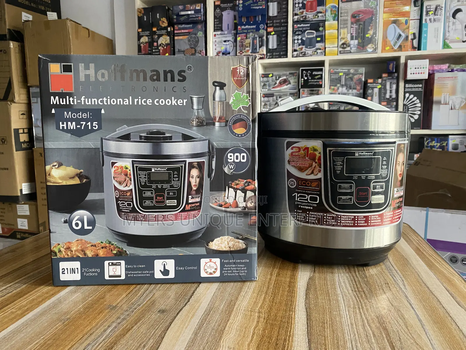 Hoffmans 900w Flexible Lifestyle Multifunctional Rice Cooker