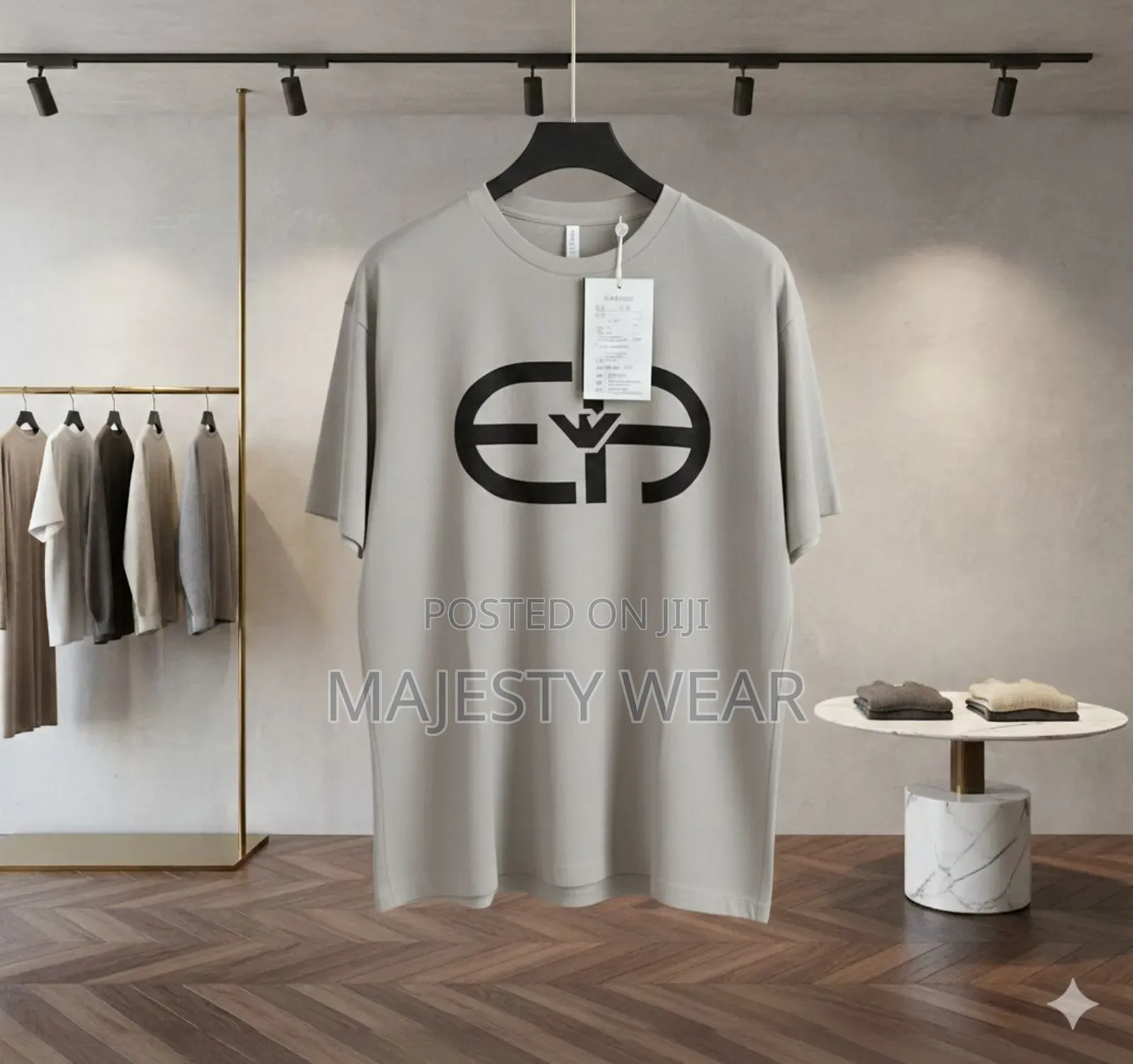 Multi -Size Men's Short Round Neck Shirt