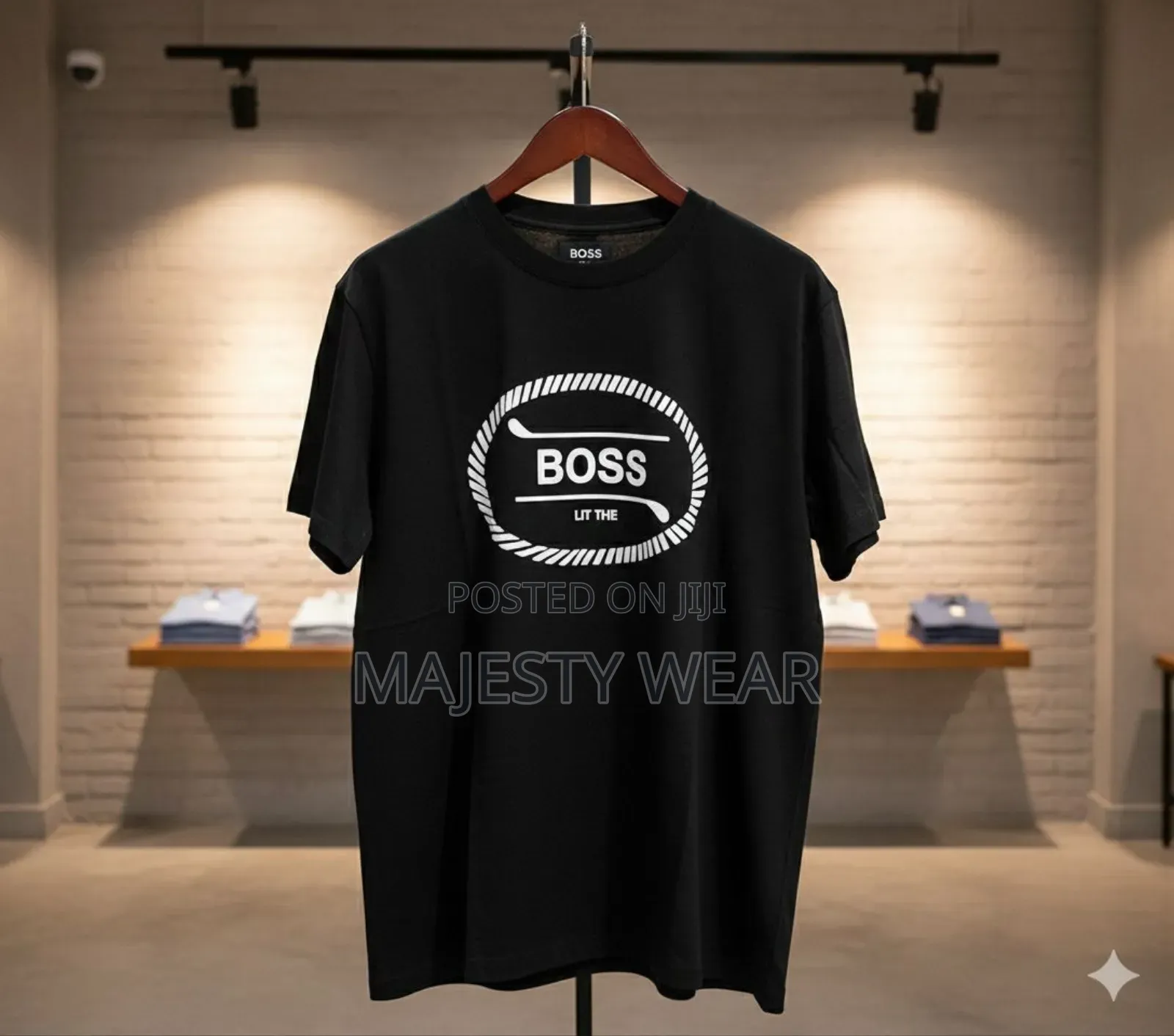 Multi -Size Men's Short Round Neck Shirt