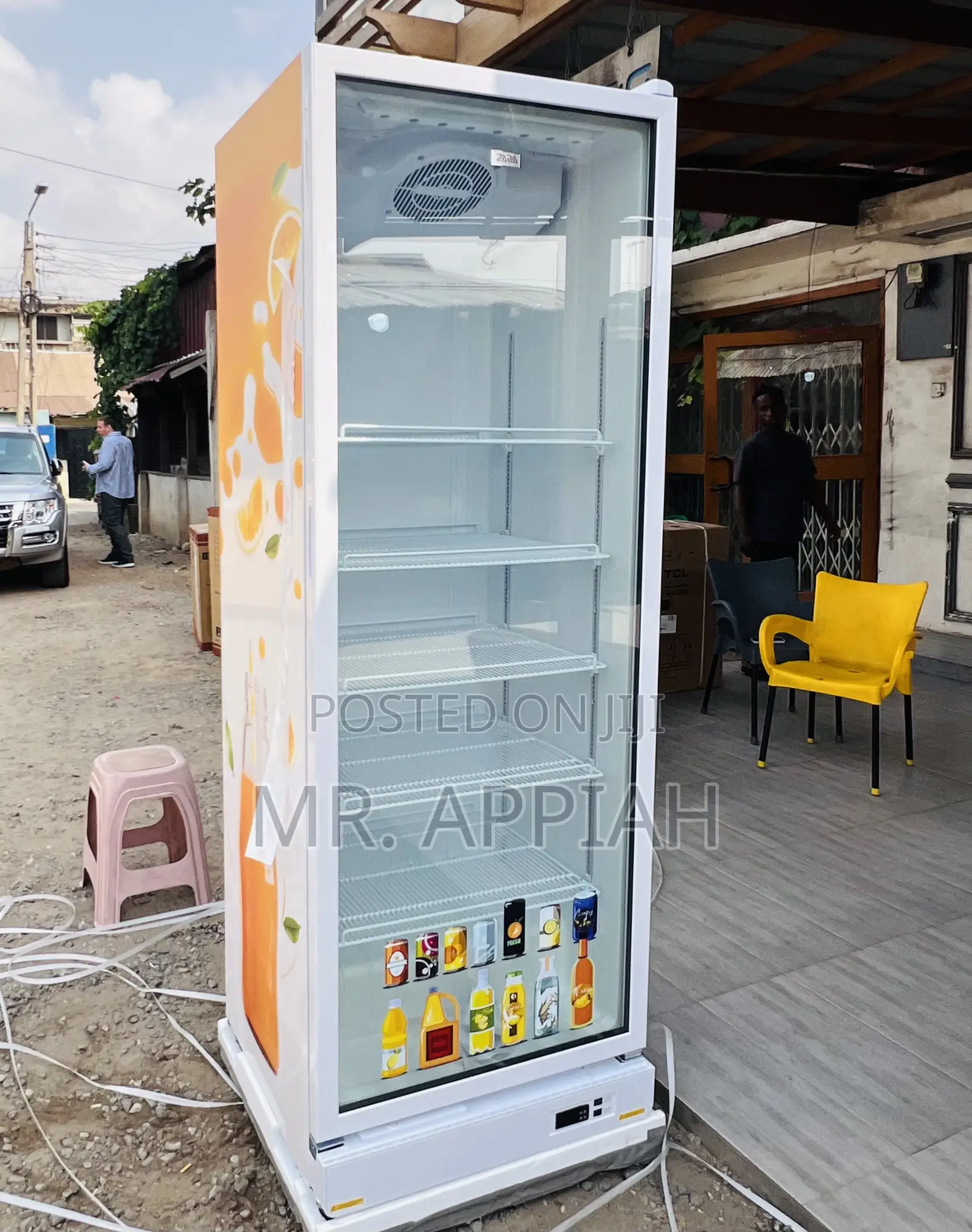 Lovely Design Zara-600dfg Single Door Display Fridge(591l)